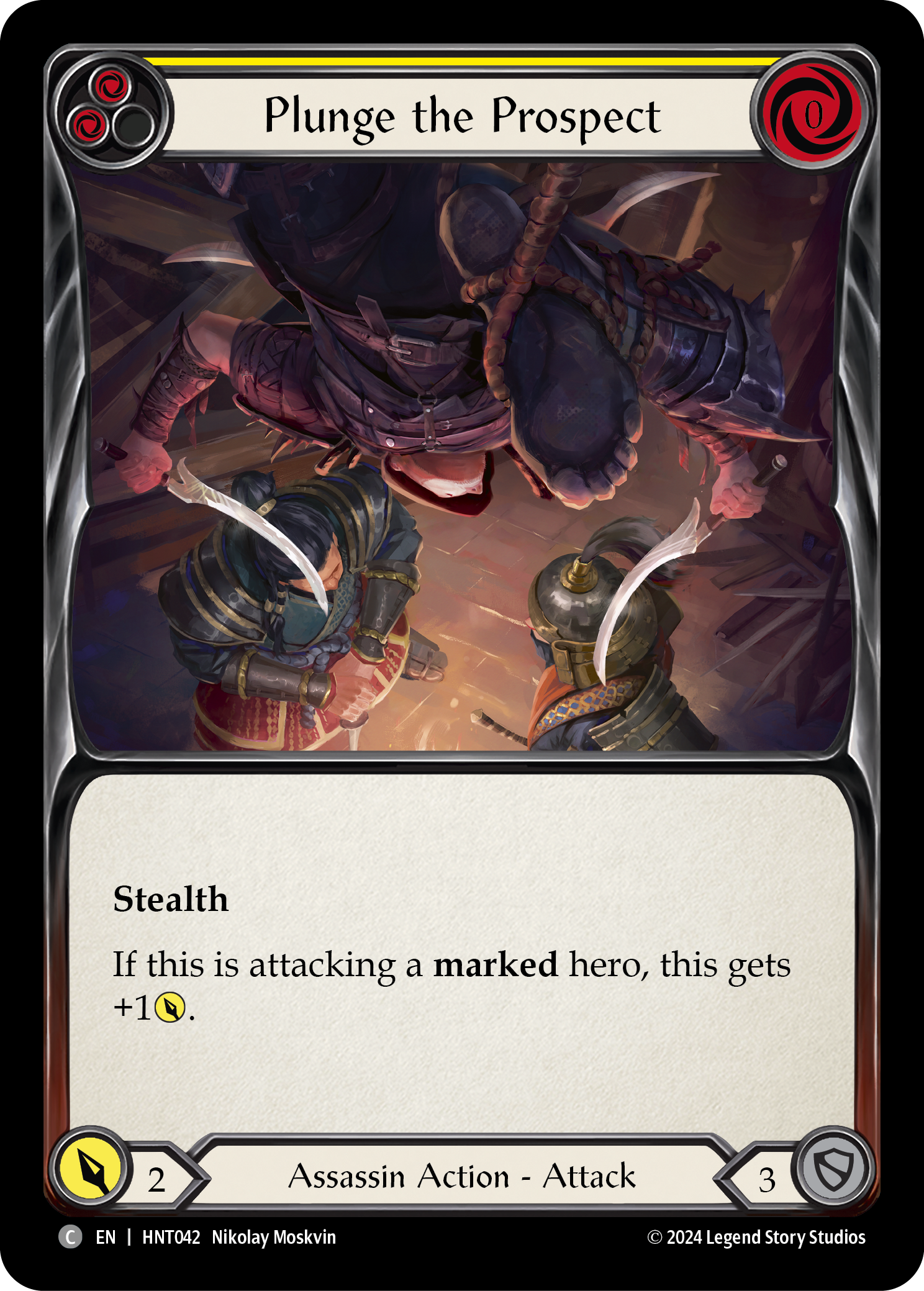 Plunge the Prospect (Yellow) - Flesh and Blood TCG - MoxLand