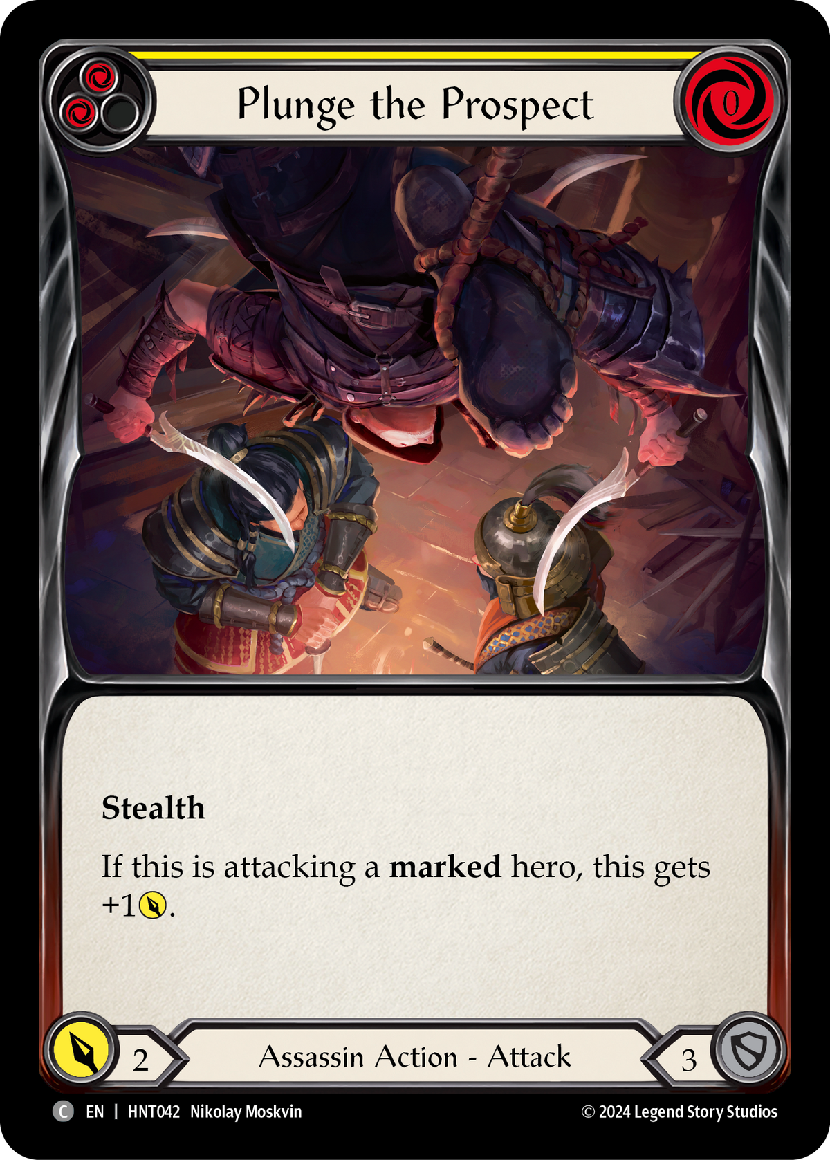 Plunge the Prospect (Yellow) - Flesh and Blood TCG - MoxLand