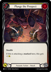 Plunge the Prospect (Yellow) - Flesh and Blood TCG - MoxLand