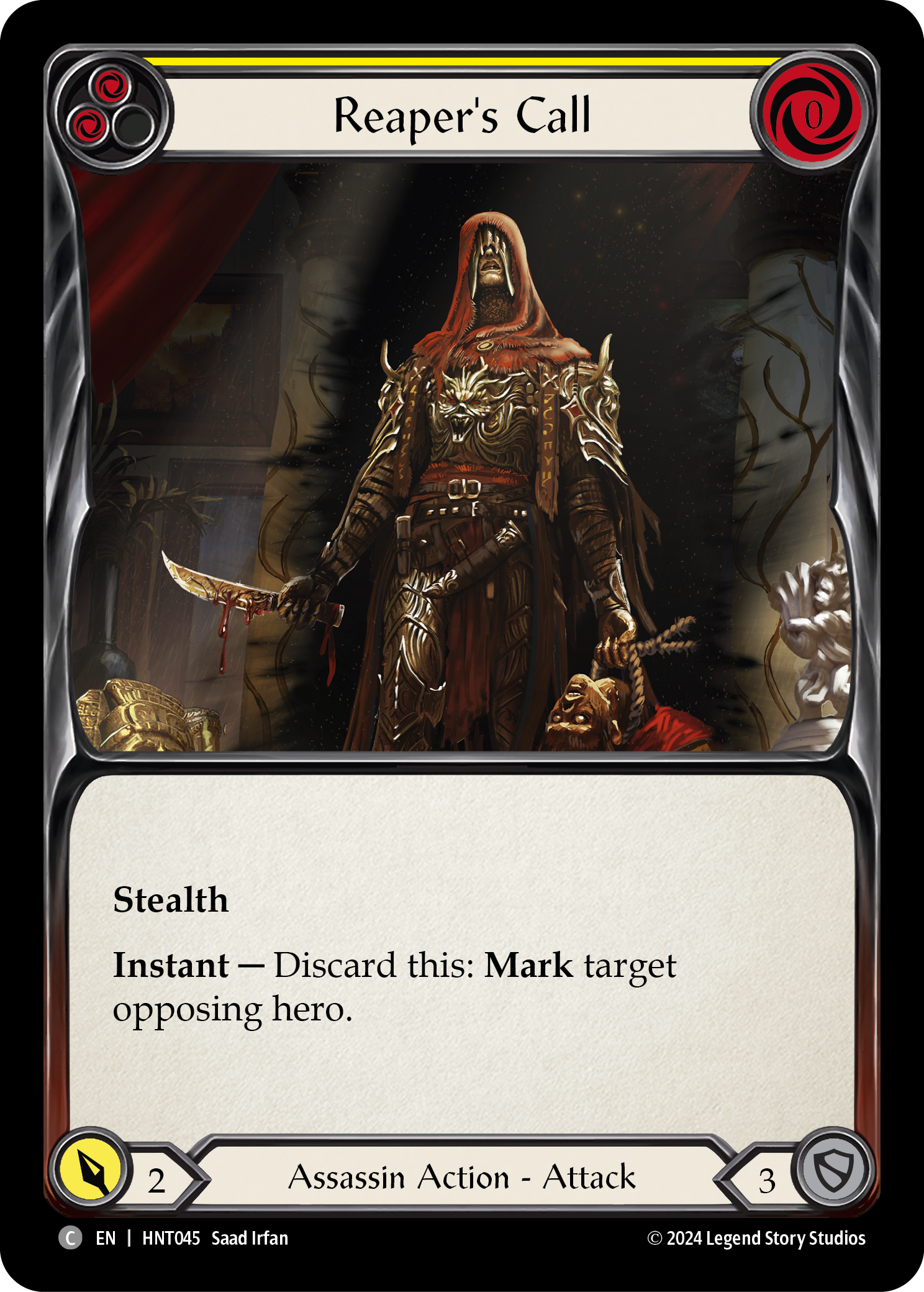Reaper's Call (Yellow) - Flesh and Blood TCG - MoxLand