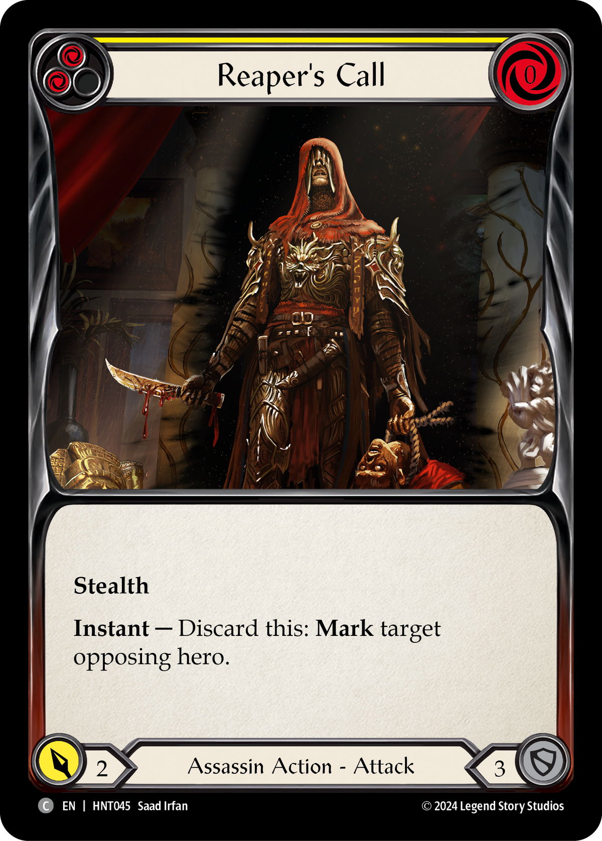 Reaper's Call (Yellow) - Flesh and Blood TCG - MoxLand