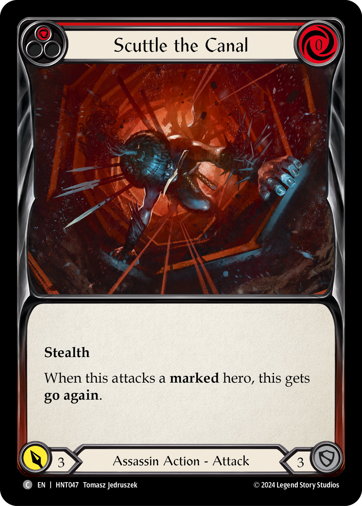 Scuttle the Canal (Red) - Flesh and Blood TCG - MoxLand