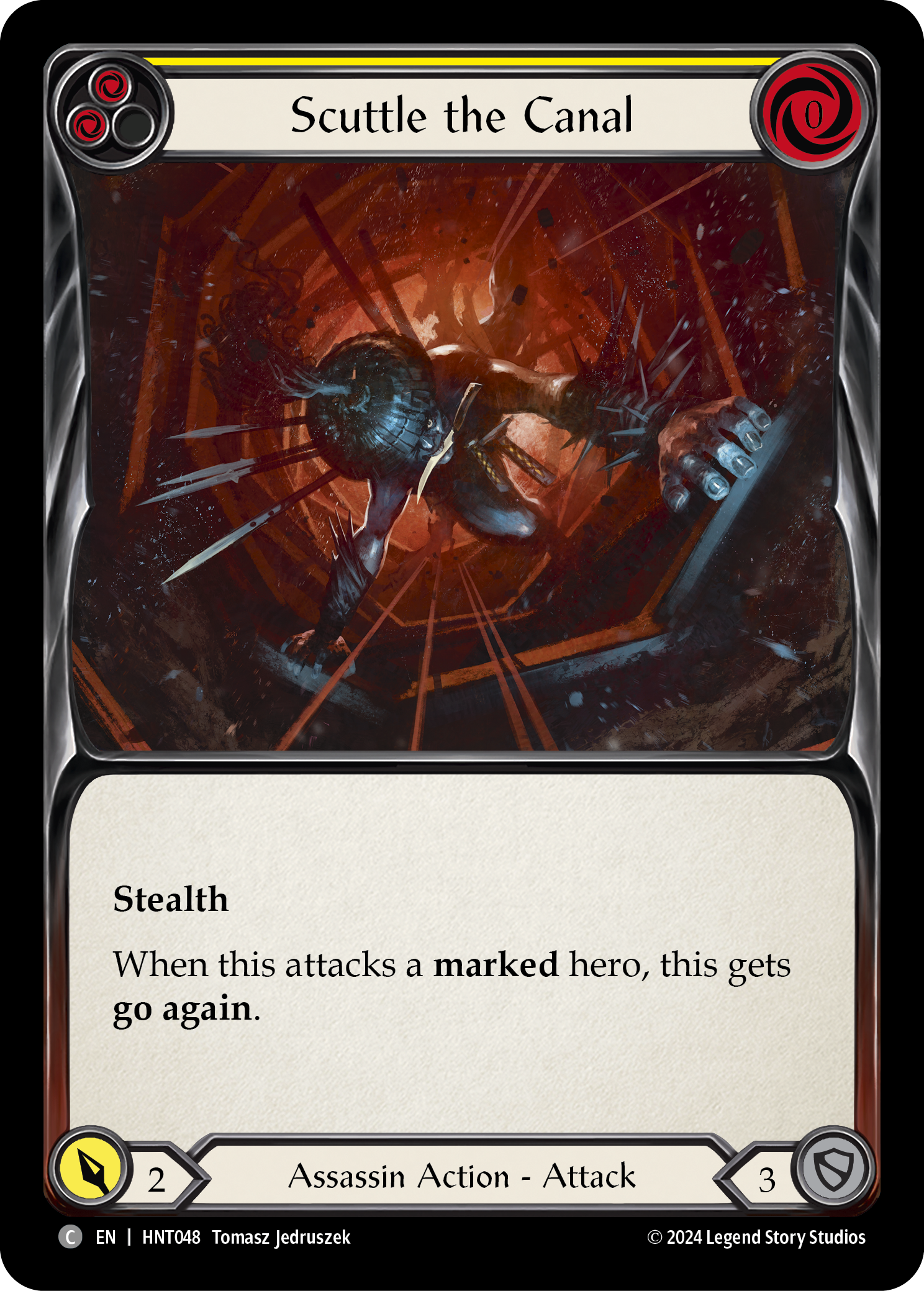 Scuttle the Canal (Yellow) - Flesh and Blood TCG - MoxLand