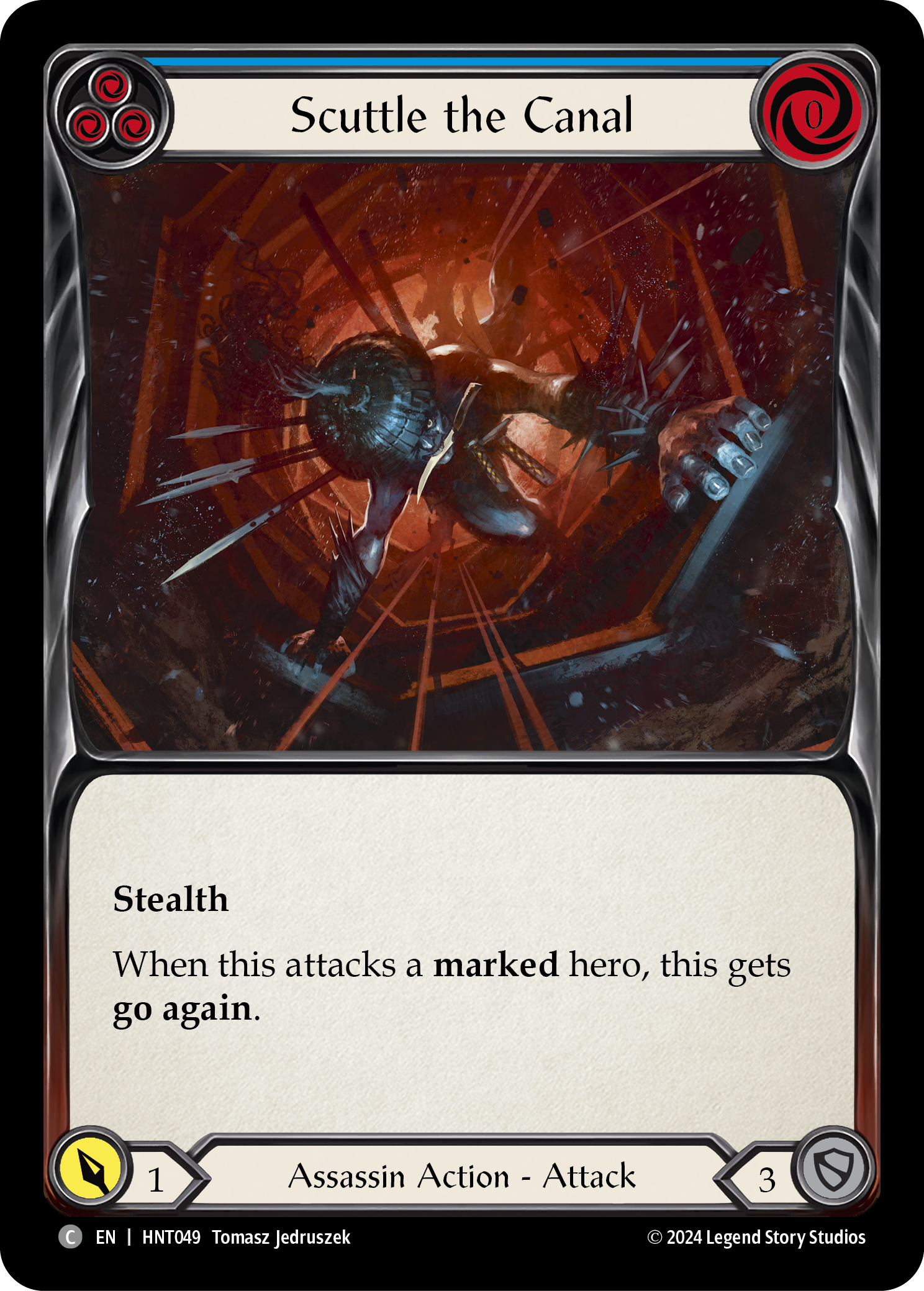 Scuttle the Canal (Blue) - Flesh and Blood TCG - MoxLand