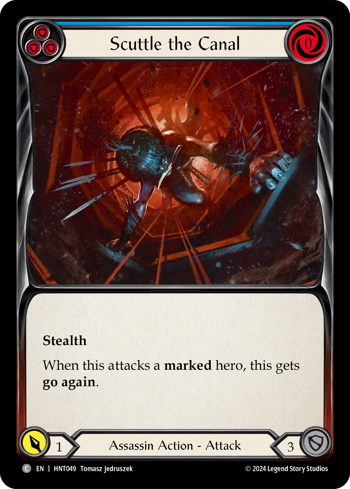 Scuttle the Canal (Blue) - Flesh and Blood TCG - MoxLand