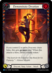 Demonstrate Devotion (Red) - Flesh and Blood TCG - MoxLand