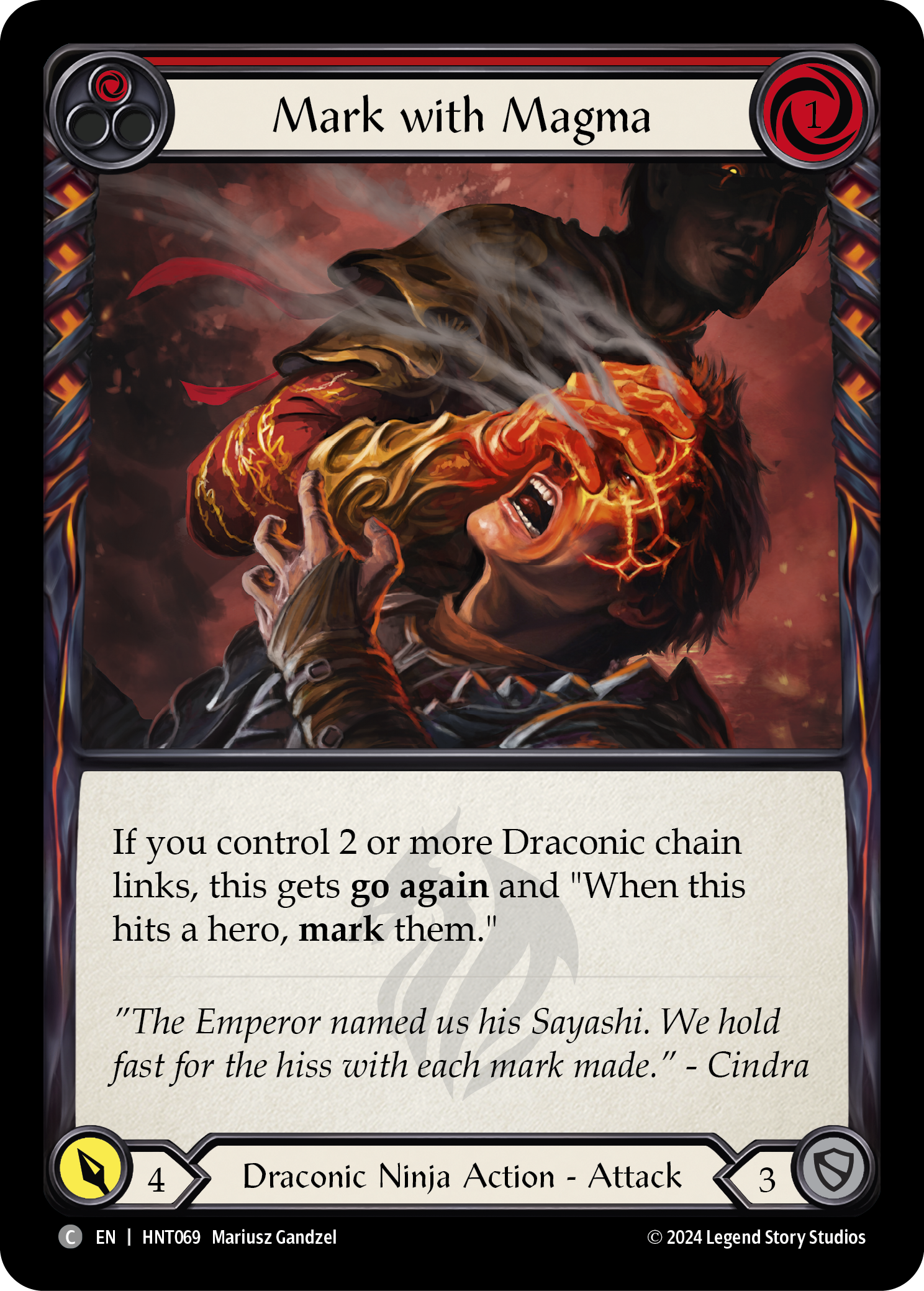 Mark with Magma (Red) - Flesh and Blood TCG - MoxLand
