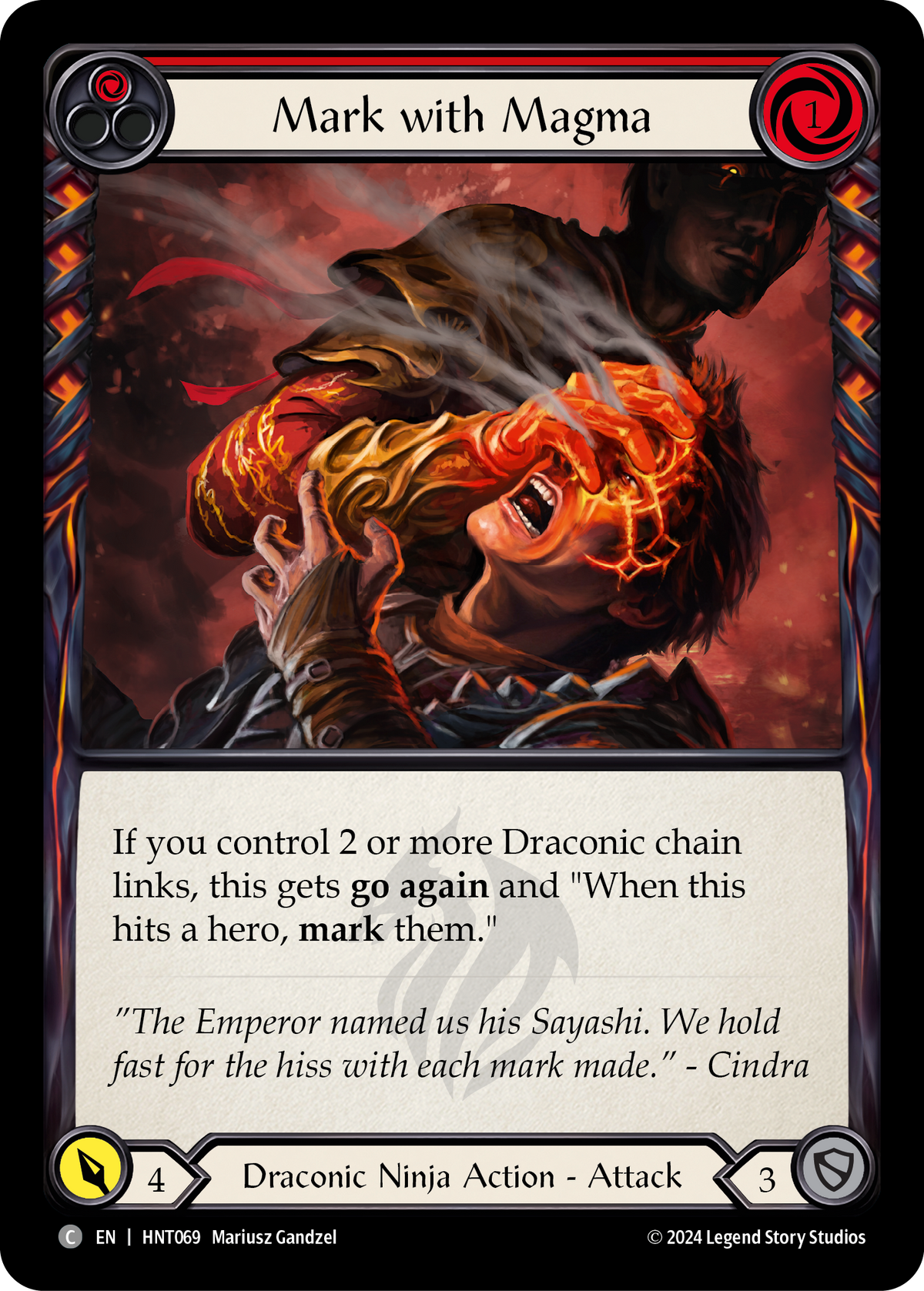 Mark with Magma (Red) - Flesh and Blood TCG - MoxLand