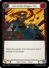 Art of the Dragon: Fire (Red) - Flesh and Blood TCG - MoxLand