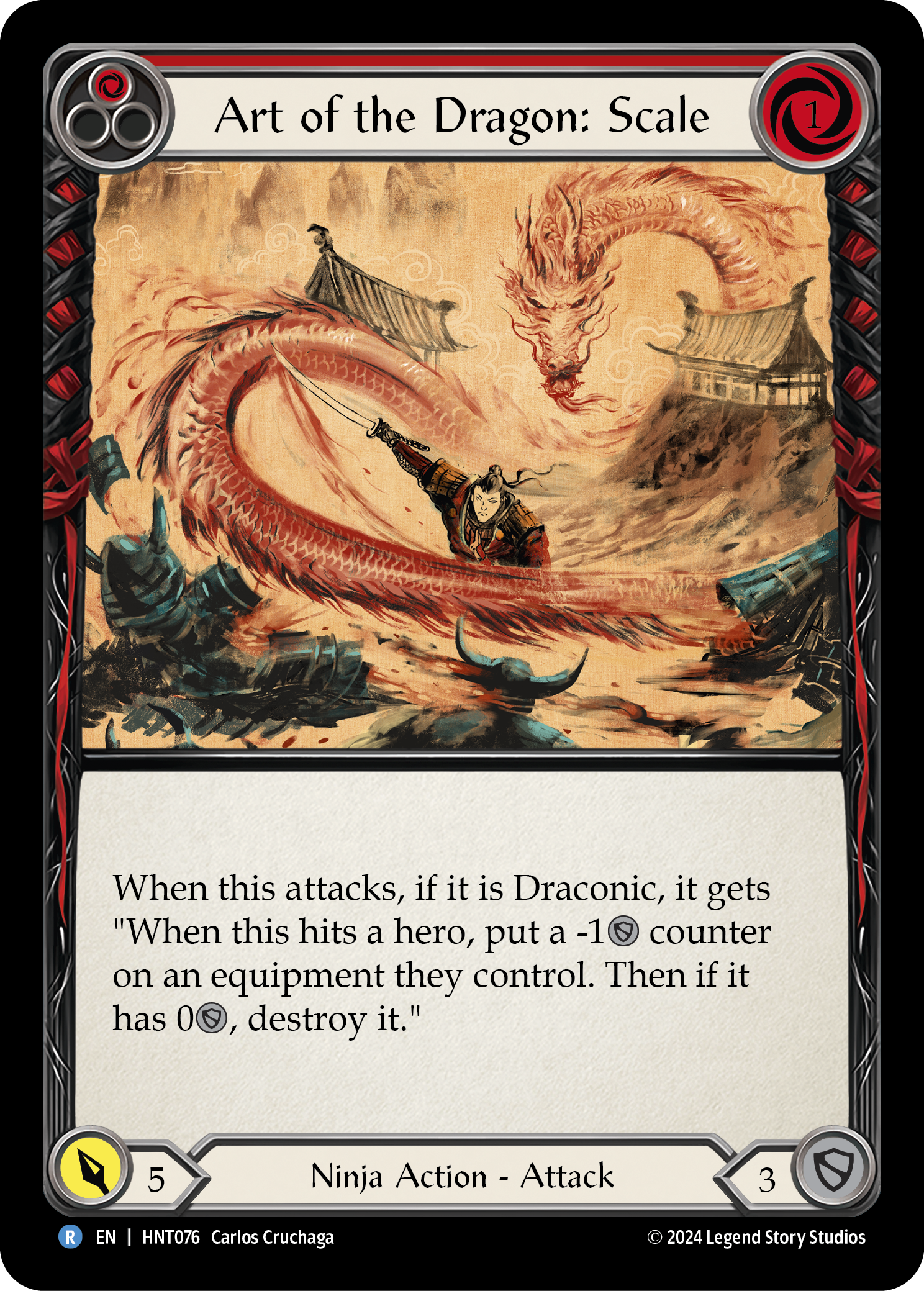 Art of the Dragon: Scale (Red) - Flesh and Blood TCG - MoxLand