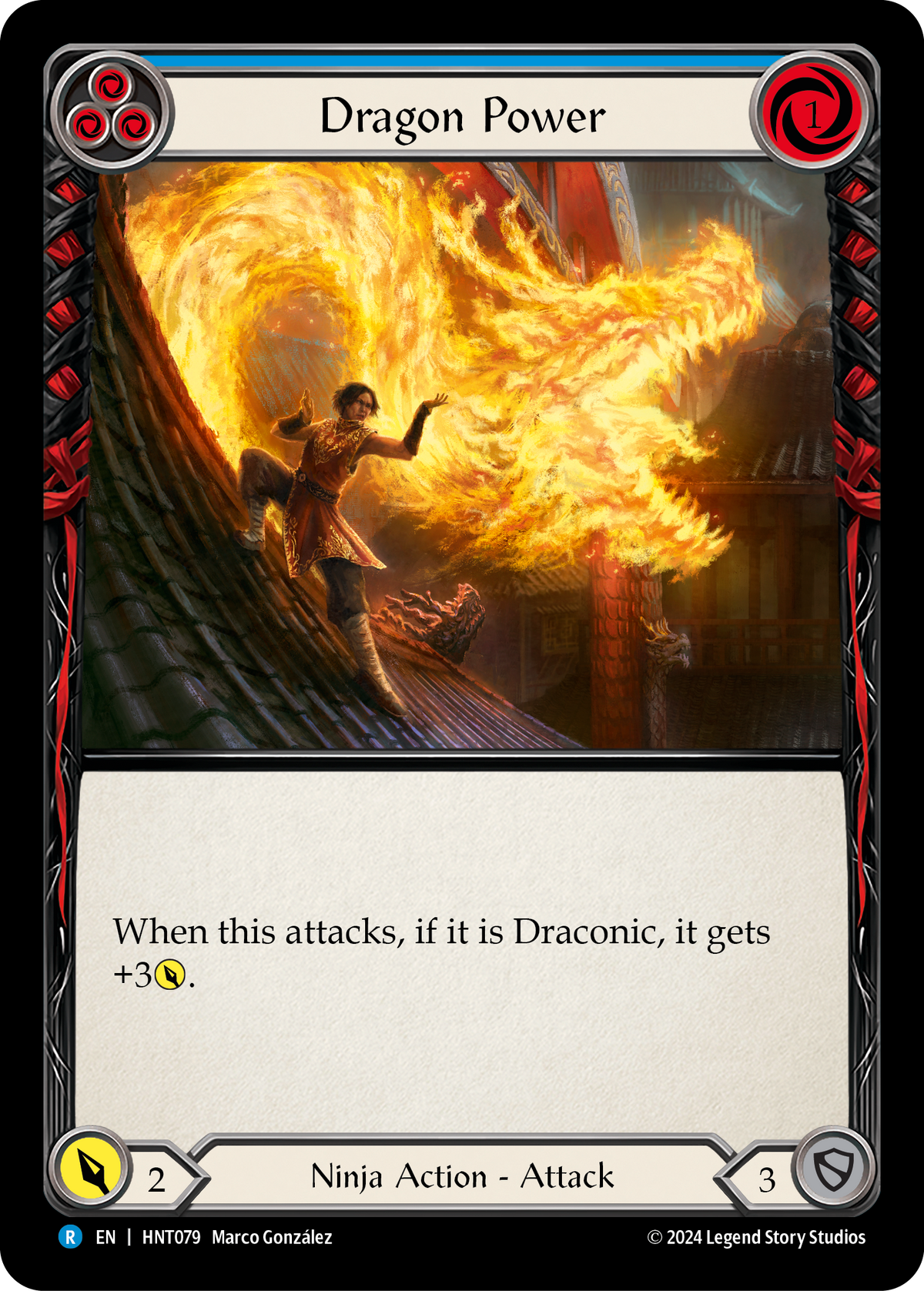 Dragon Power (Blue) - Flesh and Blood TCG - MoxLand