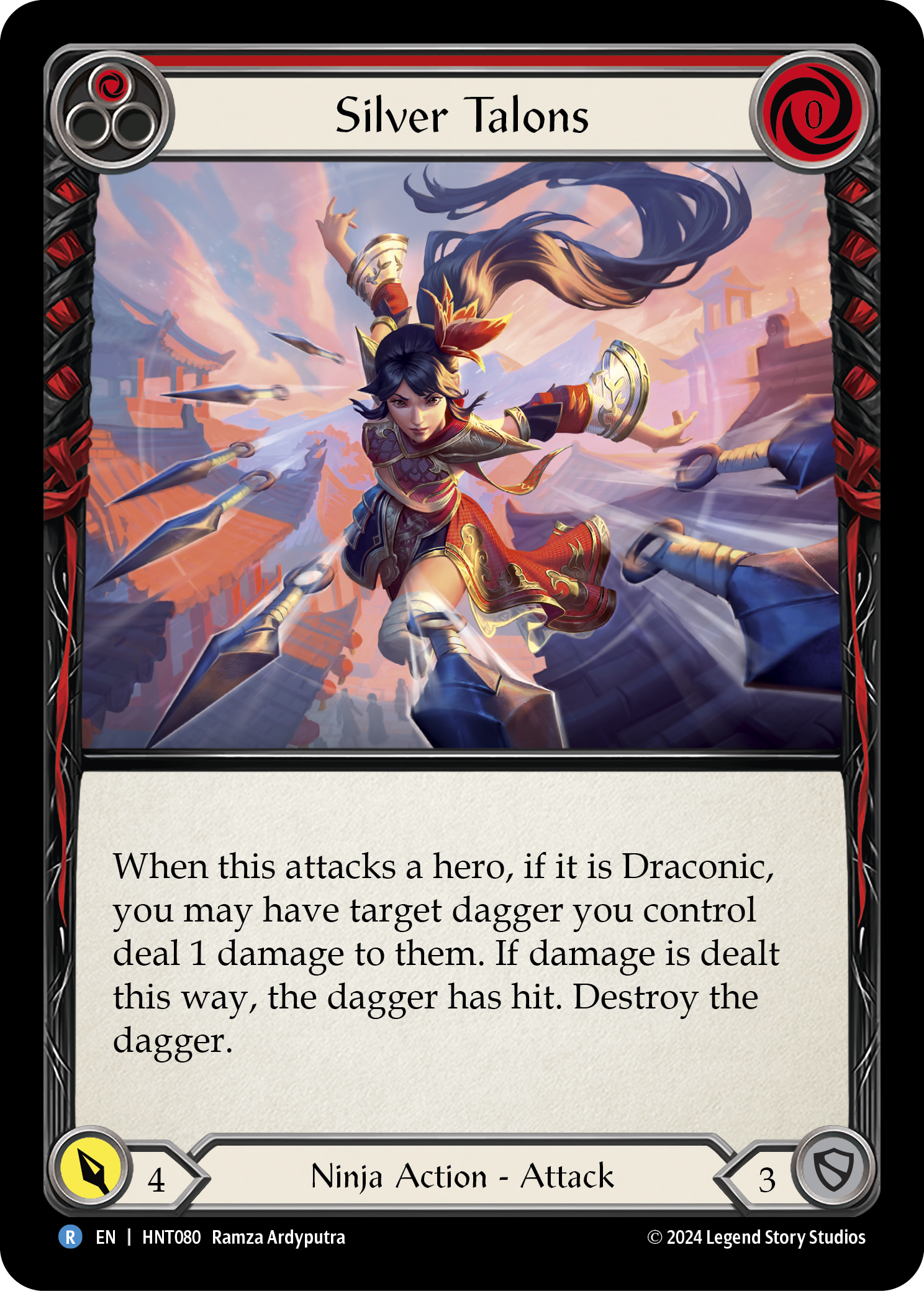 Silver Talons (Red) - Flesh and Blood TCG - MoxLand