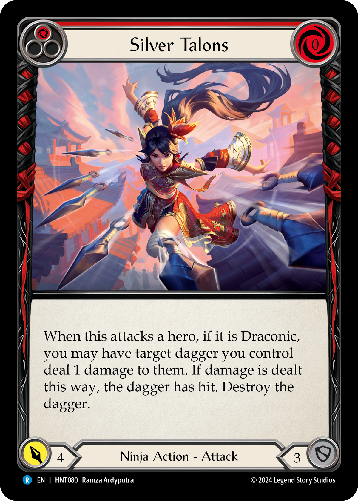 Silver Talons (Red) - Flesh and Blood TCG - MoxLand