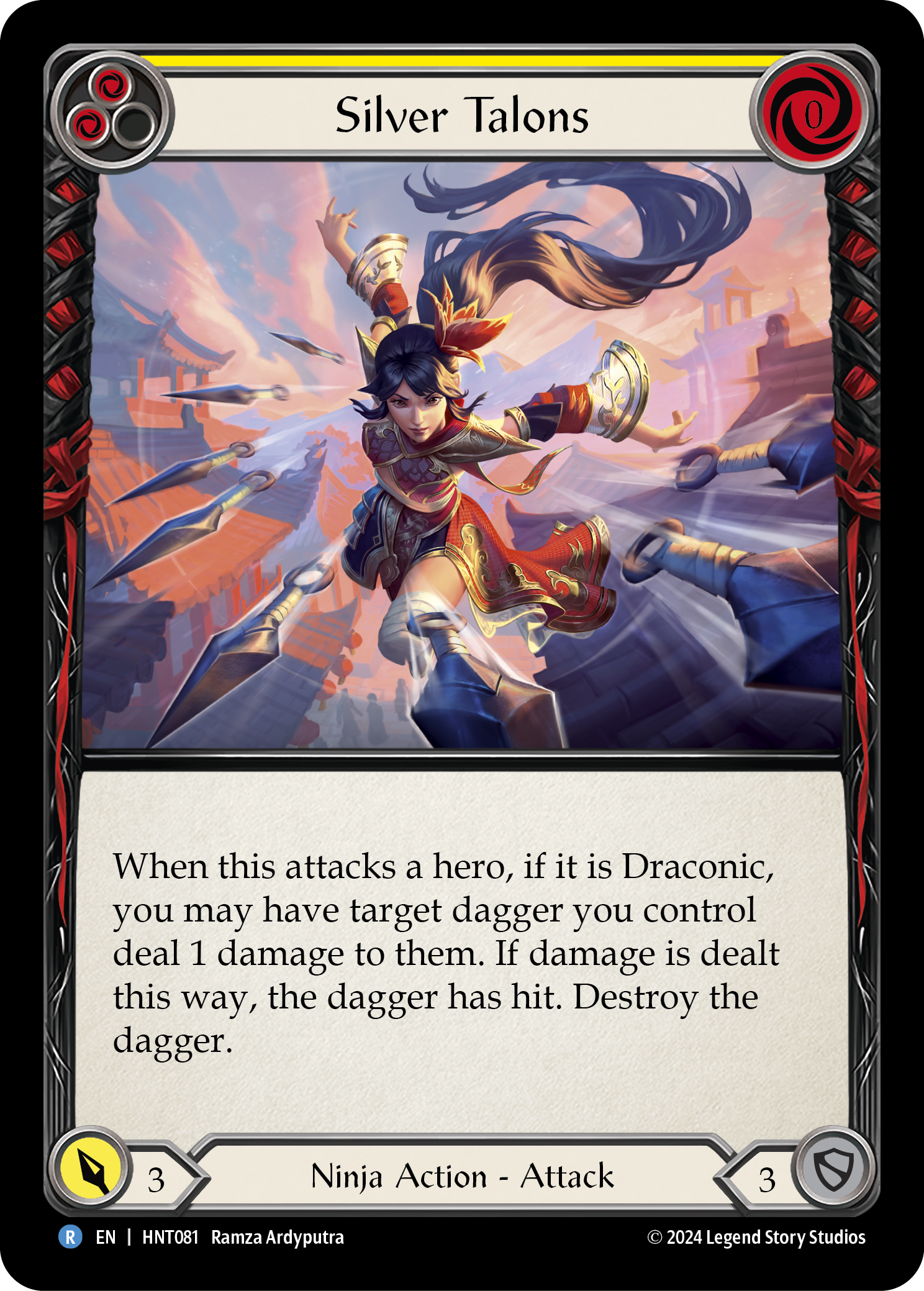 Silver Talons (Yellow) - Flesh and Blood TCG - MoxLand