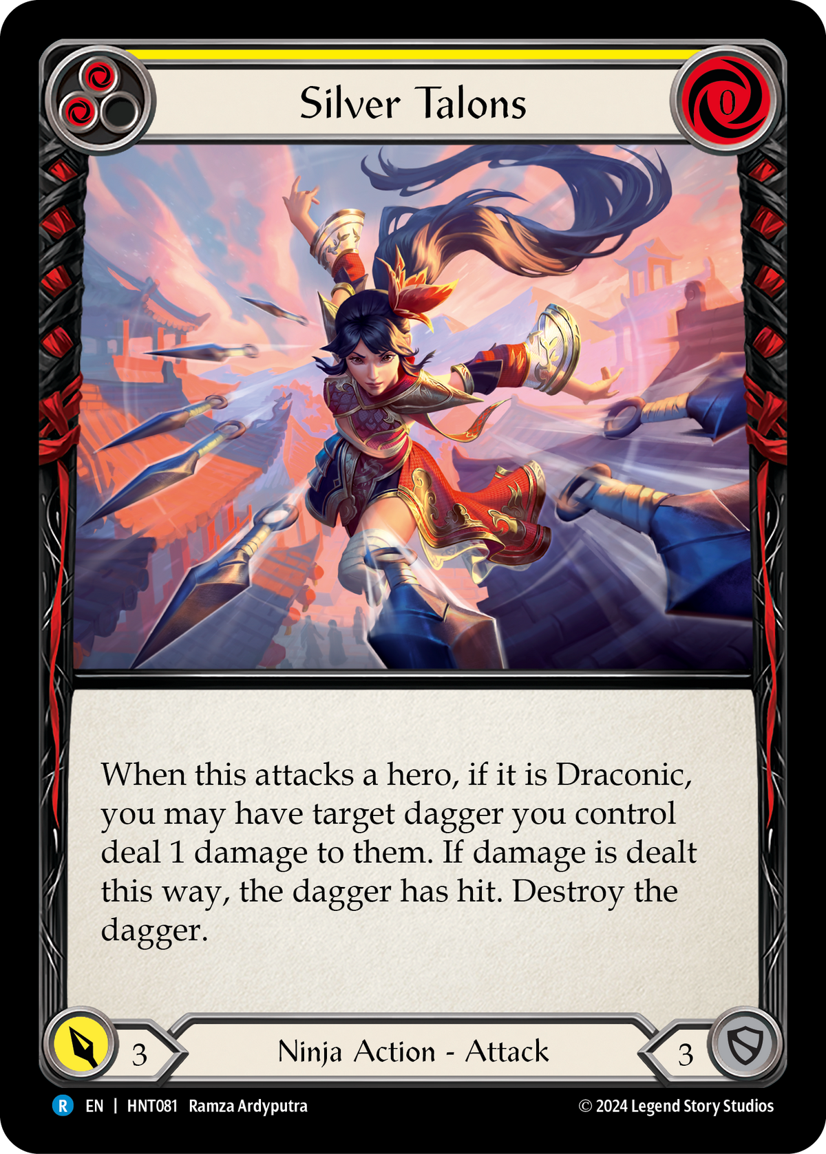 Silver Talons (Yellow) - Flesh and Blood TCG - MoxLand