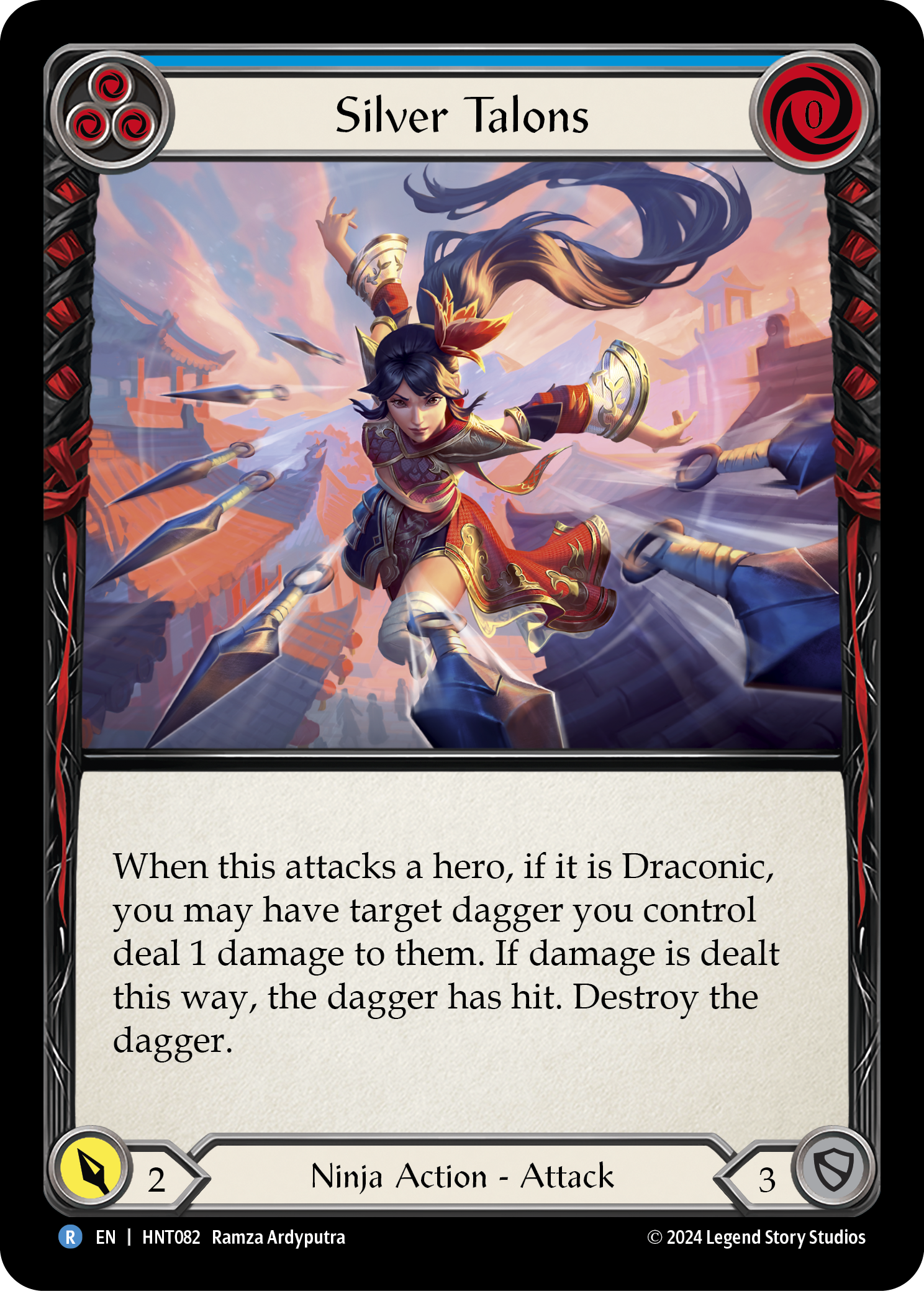 Silver Talons (Blue) - Flesh and Blood TCG - MoxLand