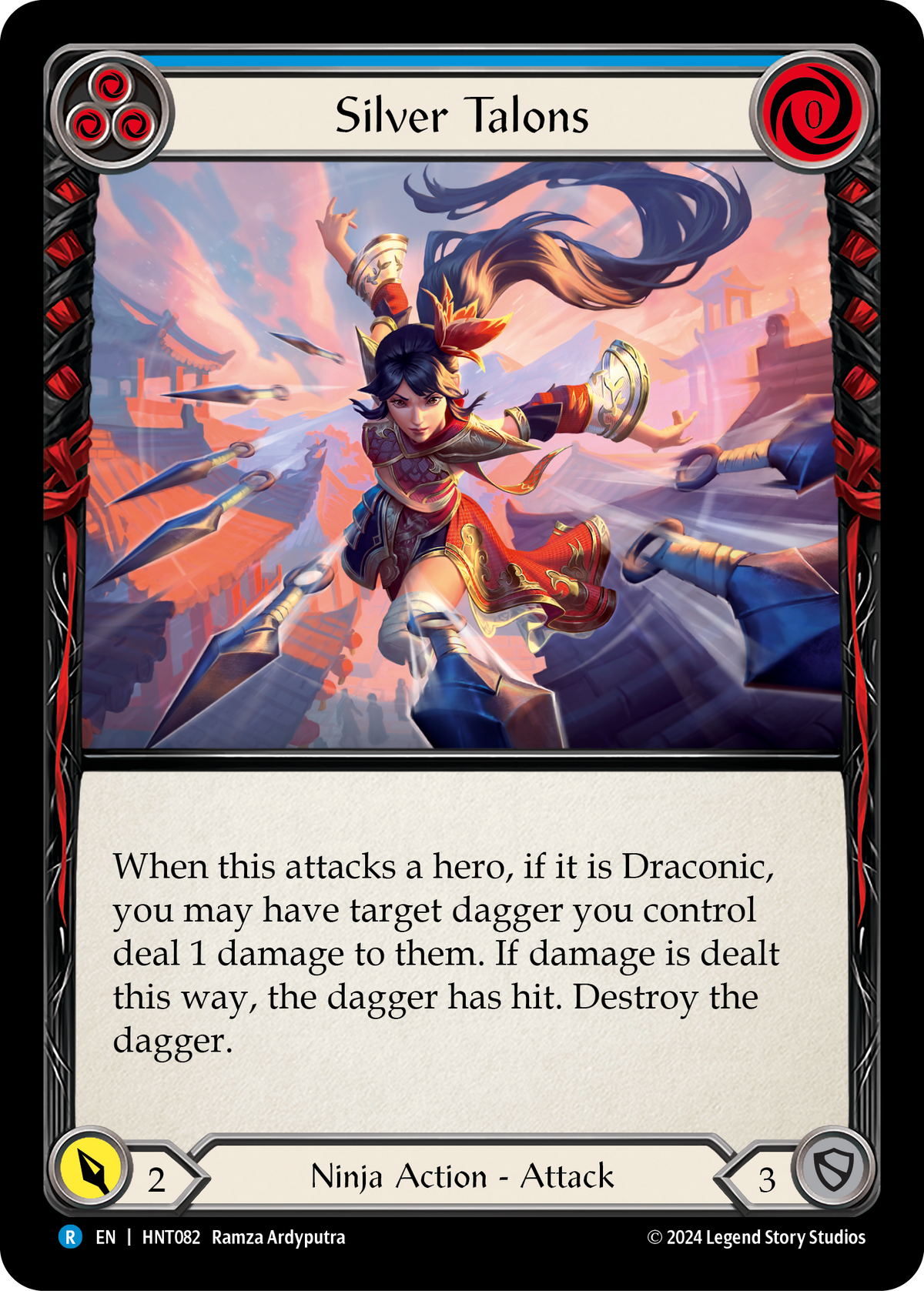 Silver Talons (Blue) - Flesh and Blood TCG - MoxLand