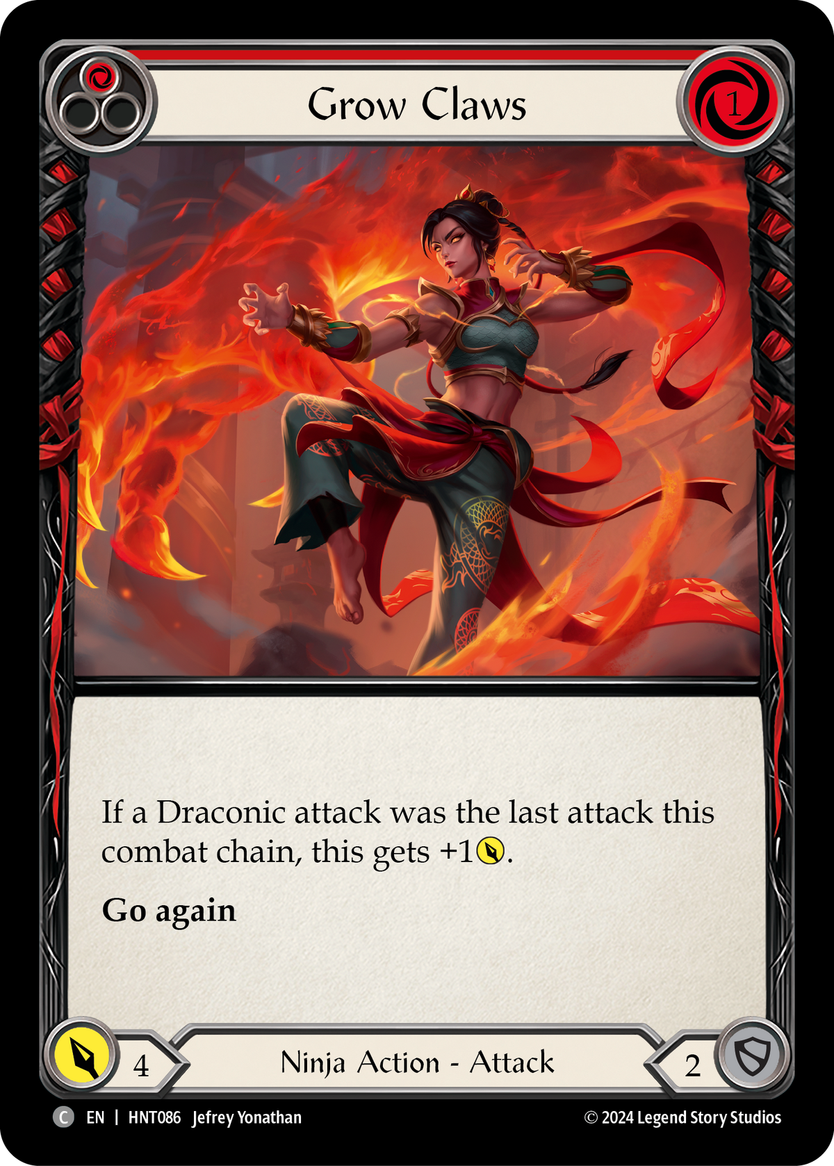 Grow Claws (Red) - Flesh and Blood TCG - MoxLand