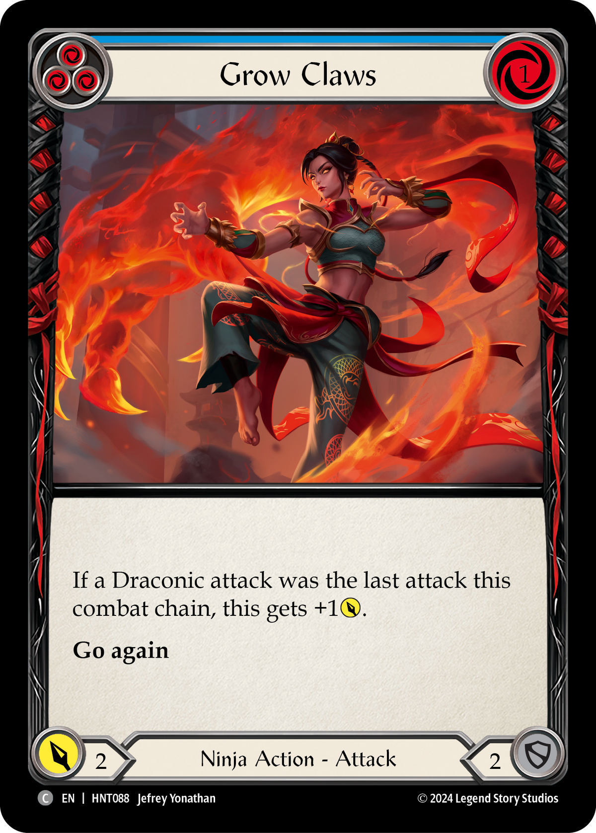 Grow Claws (Blue) - Flesh and Blood TCG - MoxLand