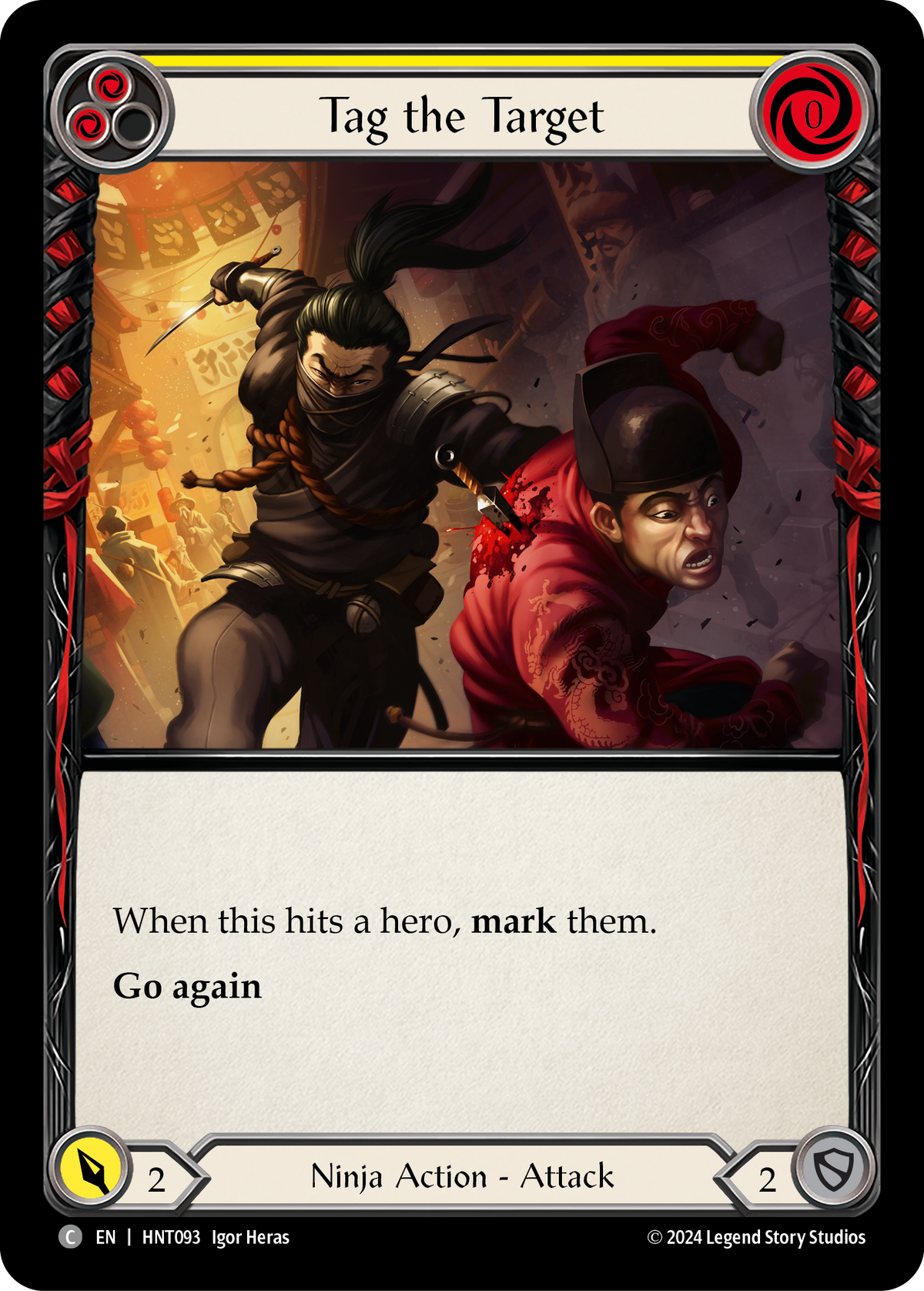 Tag the Target (Yellow) - Flesh and Blood TCG - MoxLand