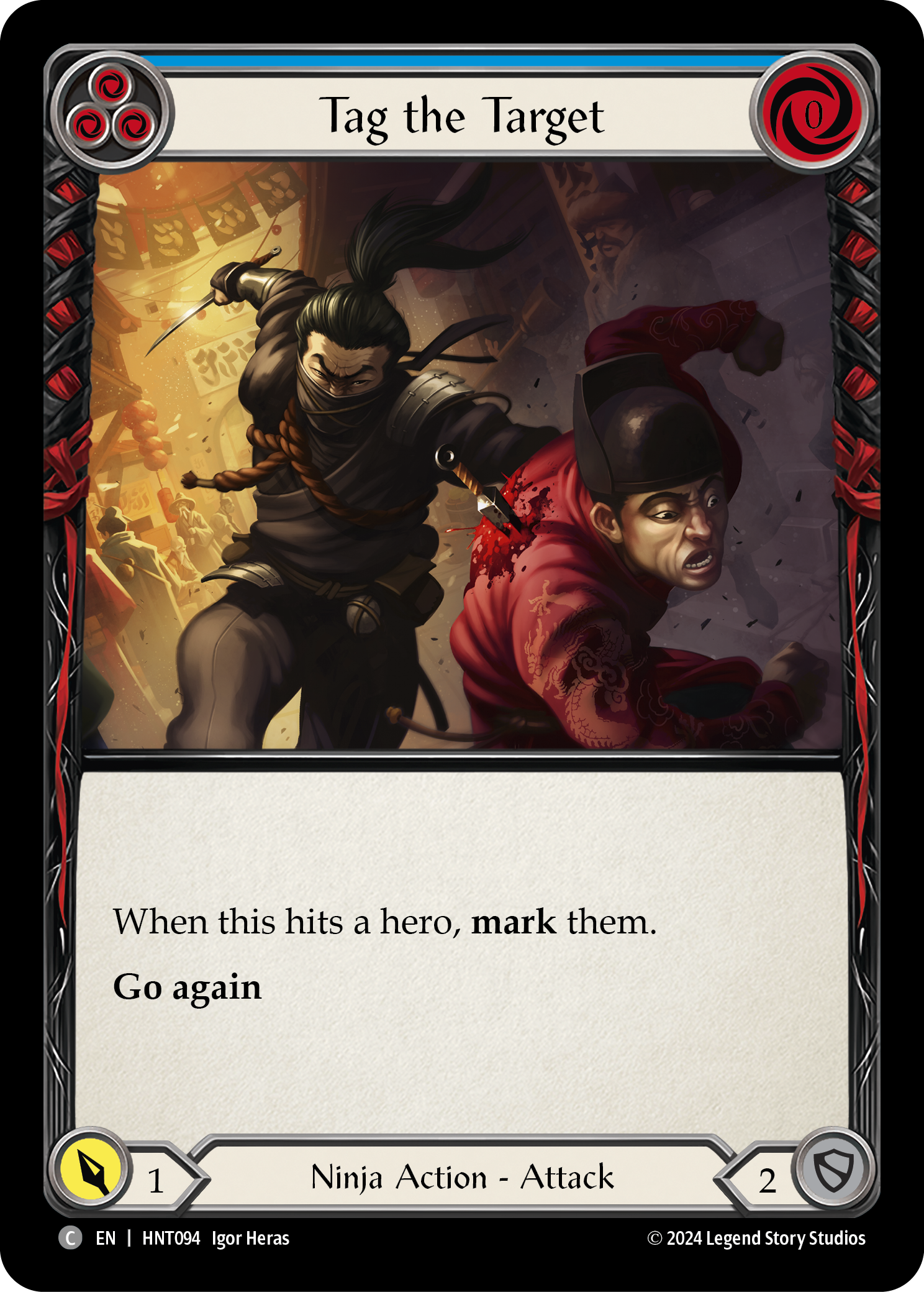 Tag the Target (Blue) - Flesh and Blood TCG - MoxLand