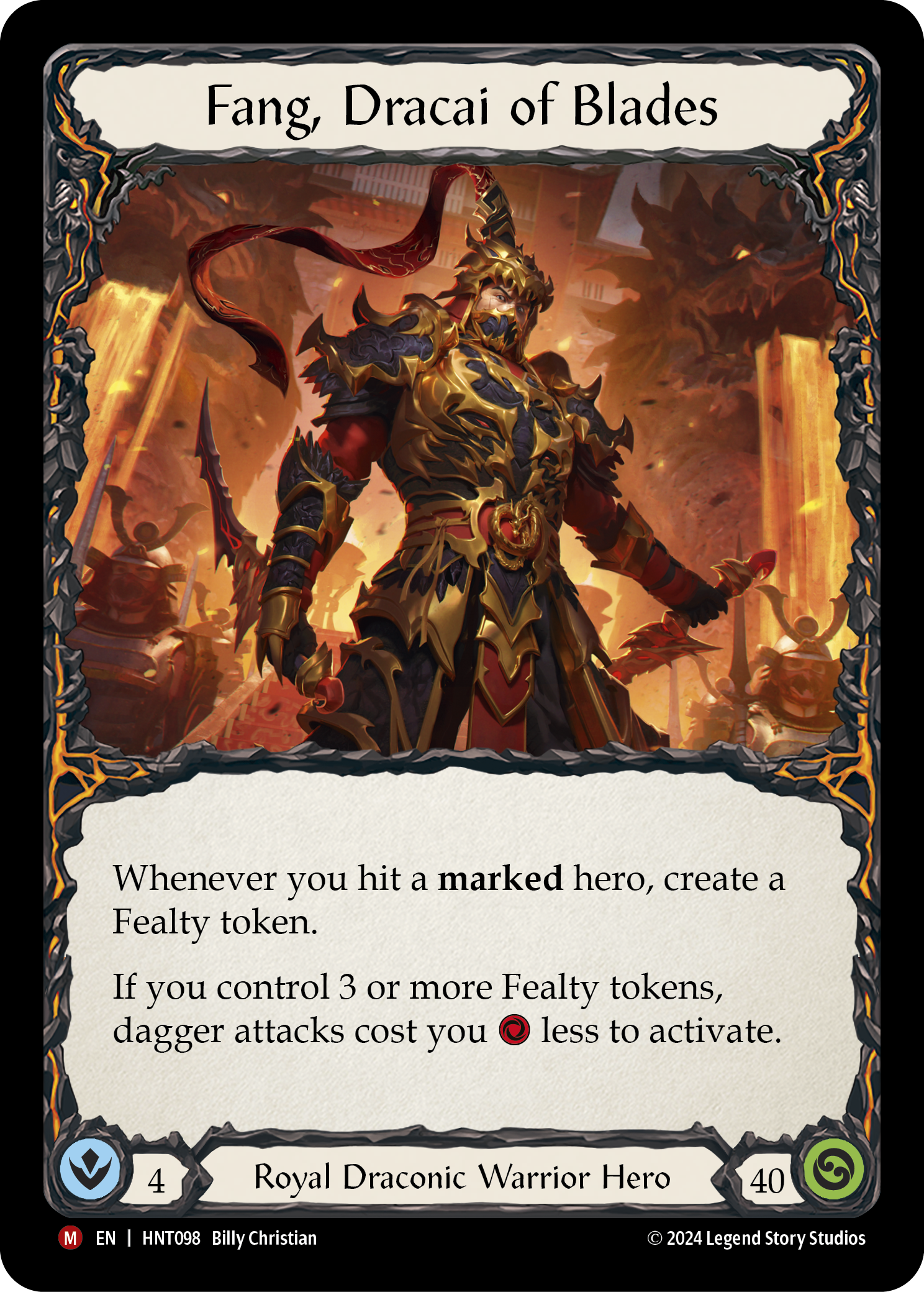 Fang, Dracai of Blades - Flesh and Blood TCG - MoxLand