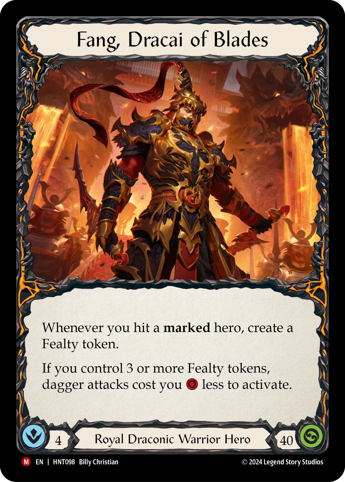 Fang, Dracai of Blades - Flesh and Blood TCG - MoxLand