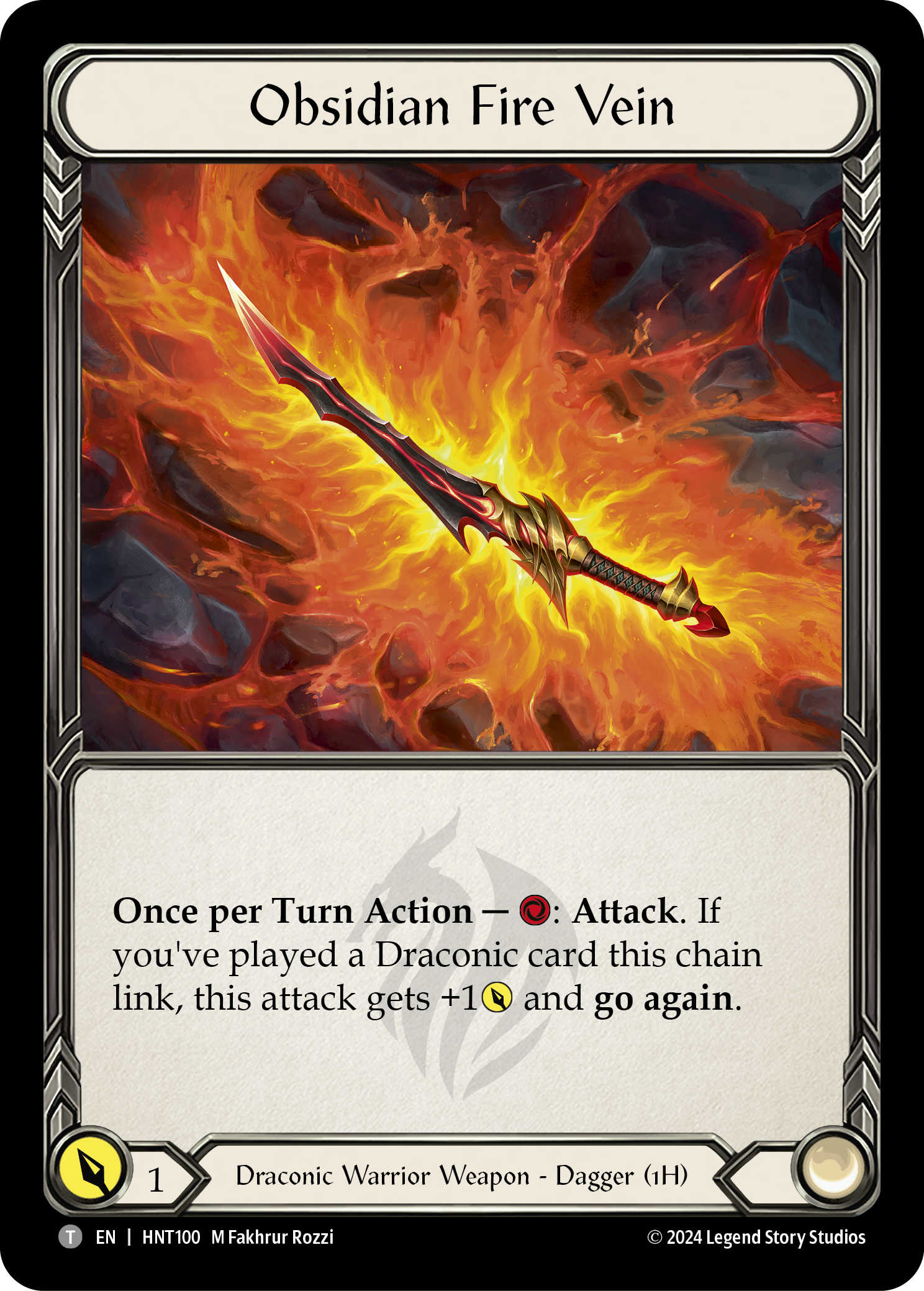 Obsidian Fire Vein - Flesh and Blood TCG - MoxLand