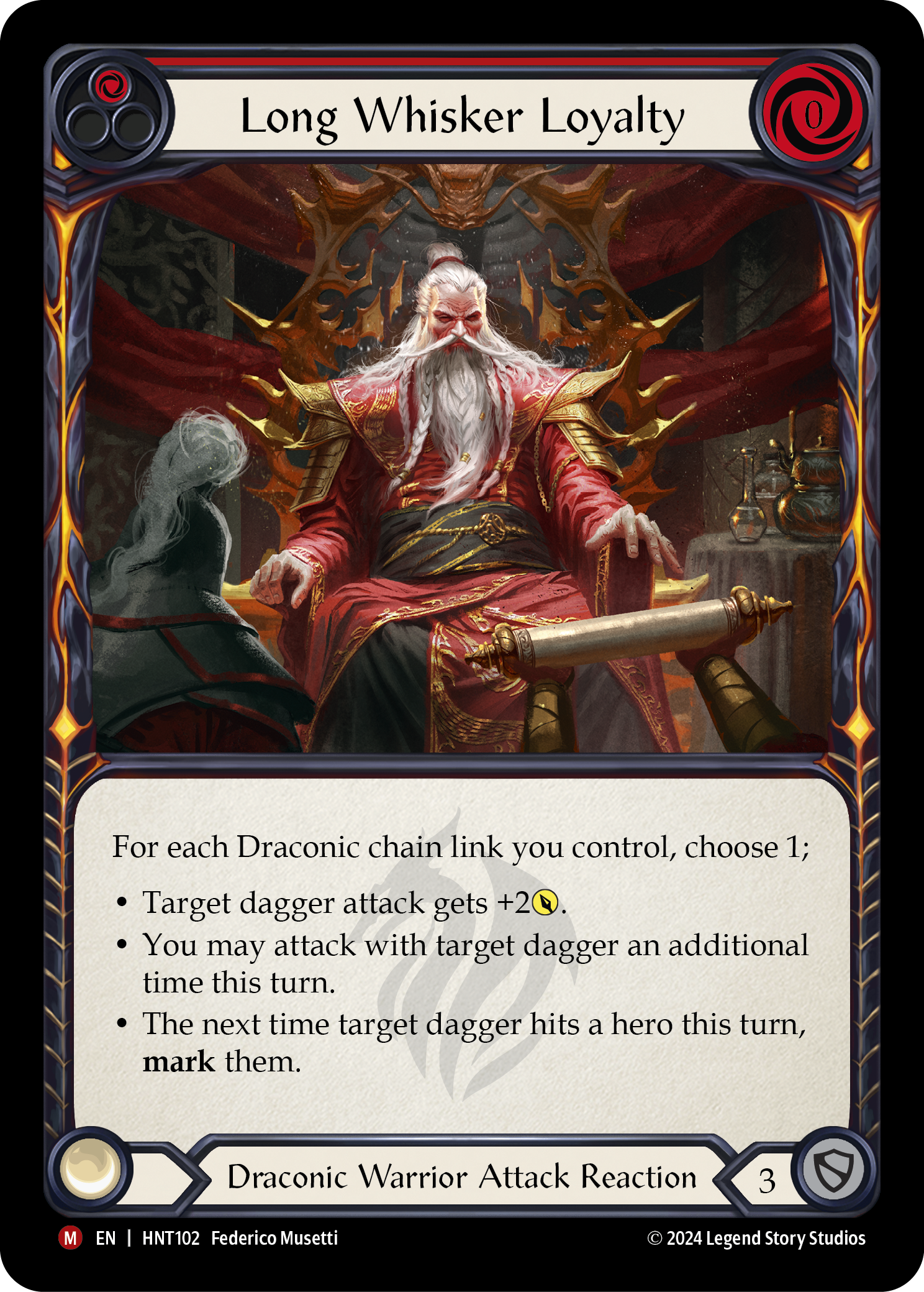 Long Whisker Loyalty (Red) - Flesh and Blood TCG - MoxLand