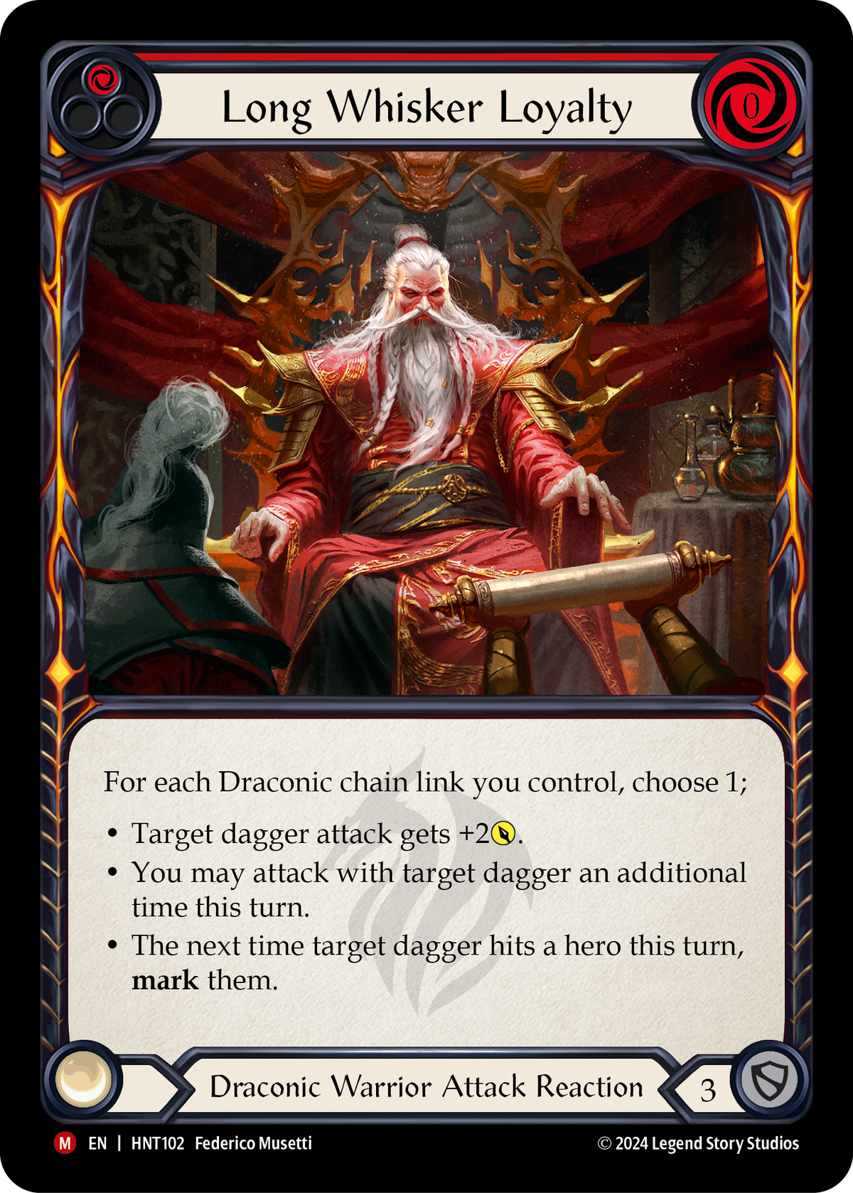 Long Whisker Loyalty (Red) - Flesh and Blood TCG - MoxLand