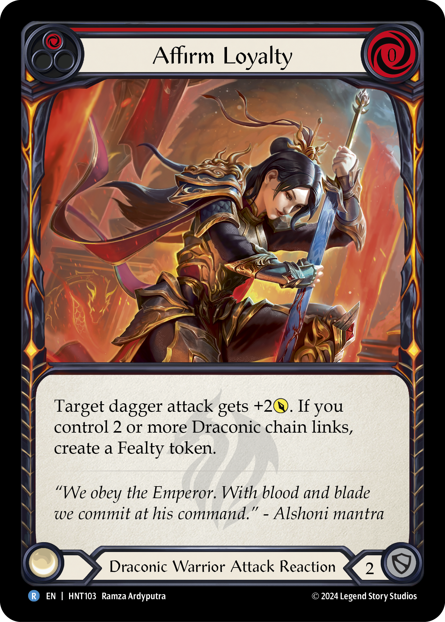 Affirm Loyalty (Red) - Flesh and Blood TCG - MoxLand