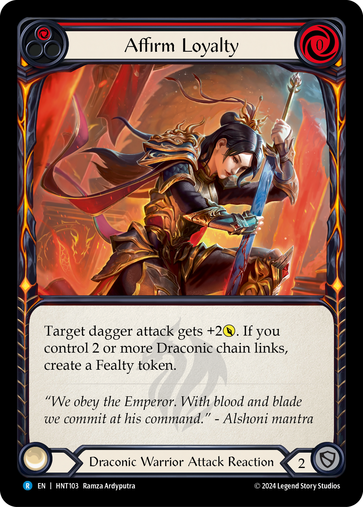 Affirm Loyalty (Red) - Flesh and Blood TCG - MoxLand