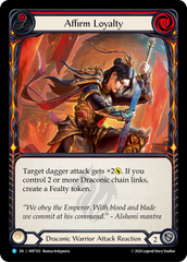 Affirm Loyalty (Red) - Flesh and Blood TCG - MoxLand