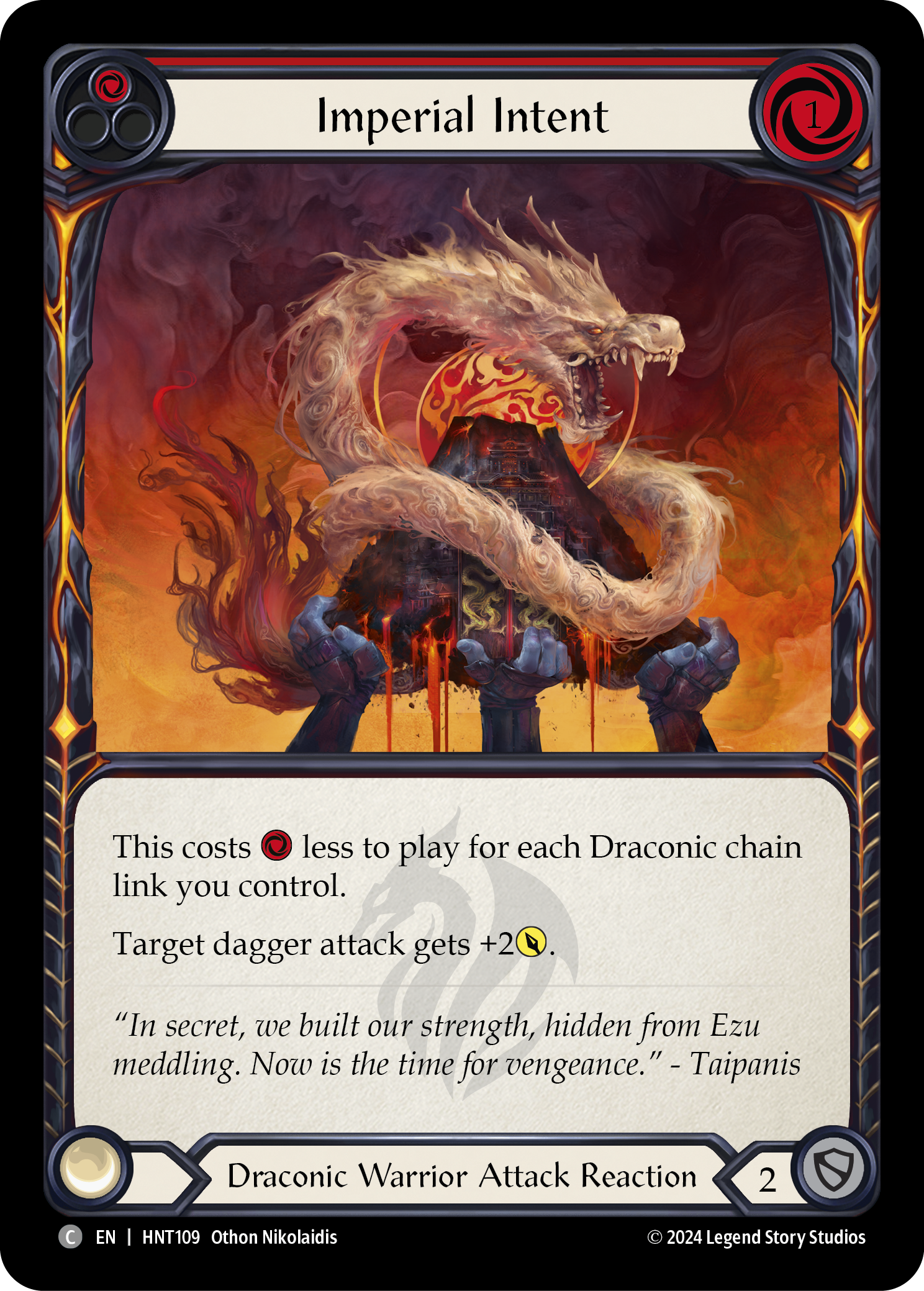 Imperial Intent (Red) - Flesh and Blood TCG - MoxLand