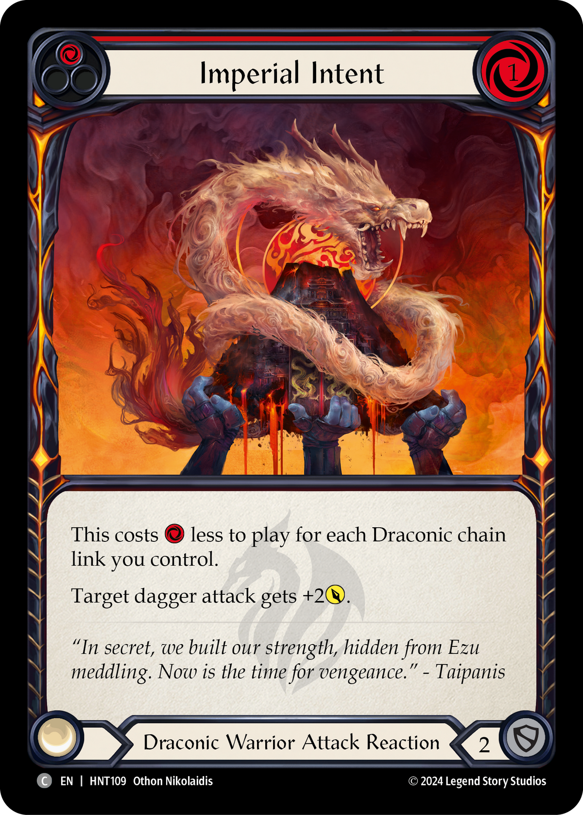 Imperial Intent (Red) - Flesh and Blood TCG - MoxLand