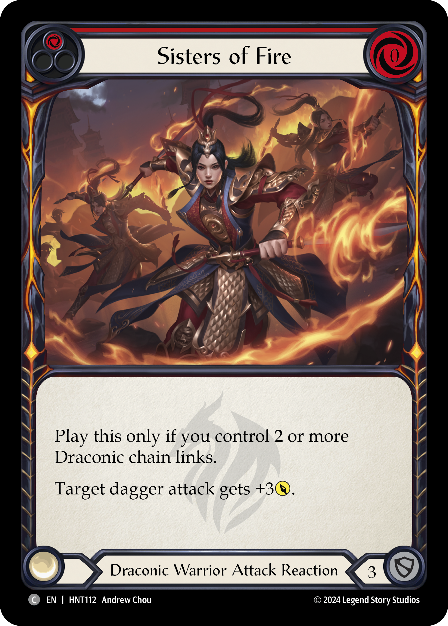 Sisters of Fire (Red) - Flesh and Blood TCG - MoxLand