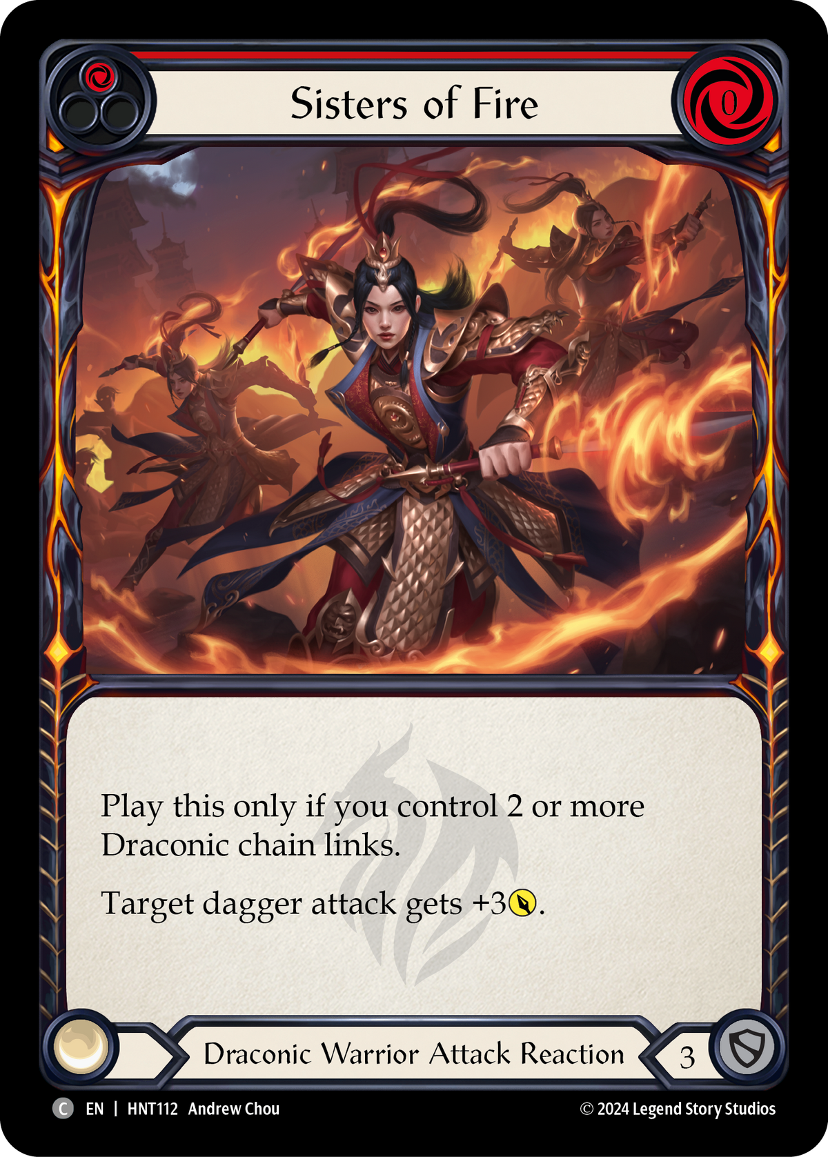 Sisters of Fire (Red) - Flesh and Blood TCG - MoxLand