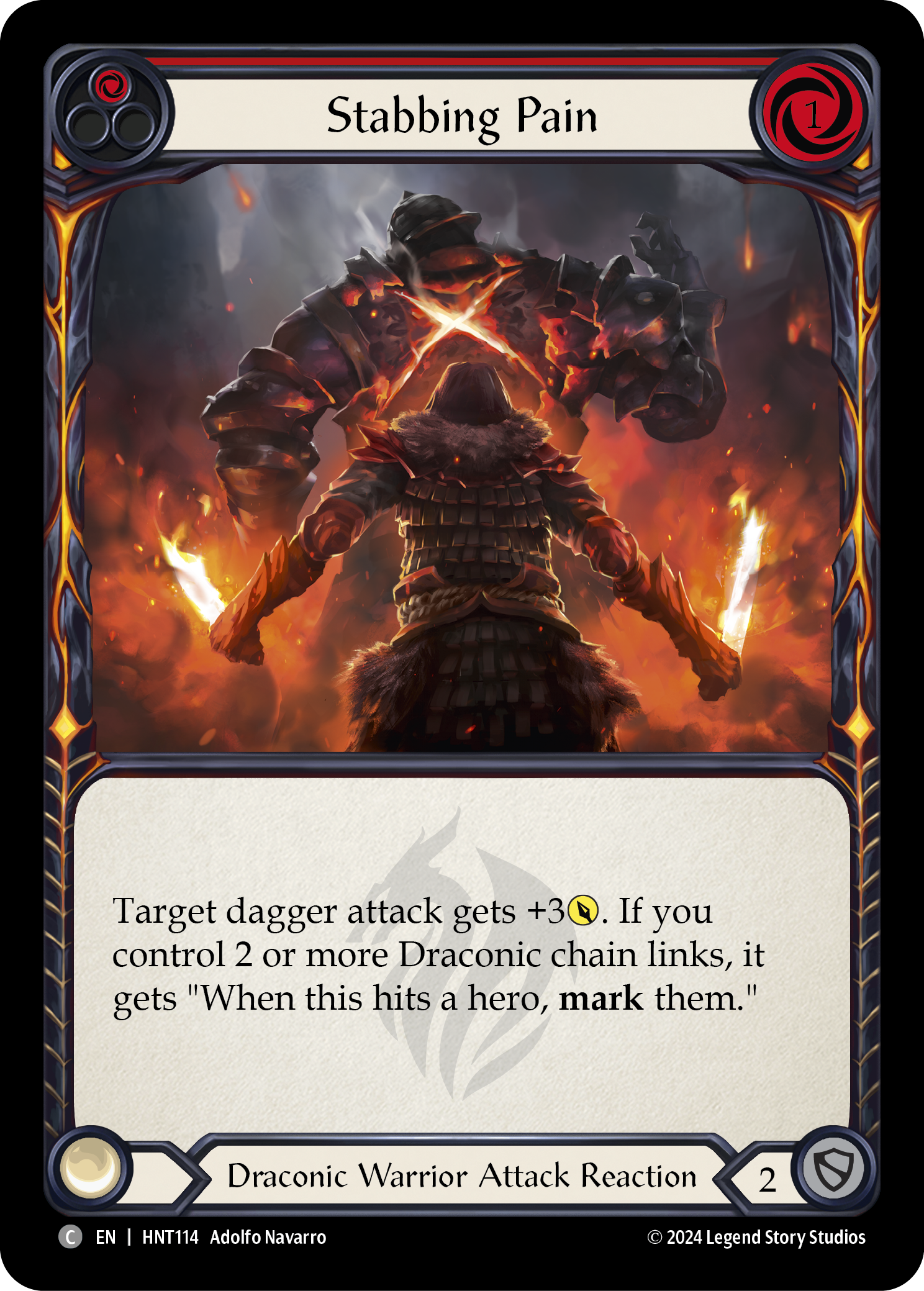 Stabbing Pain (Red) - Flesh and Blood TCG - MoxLand