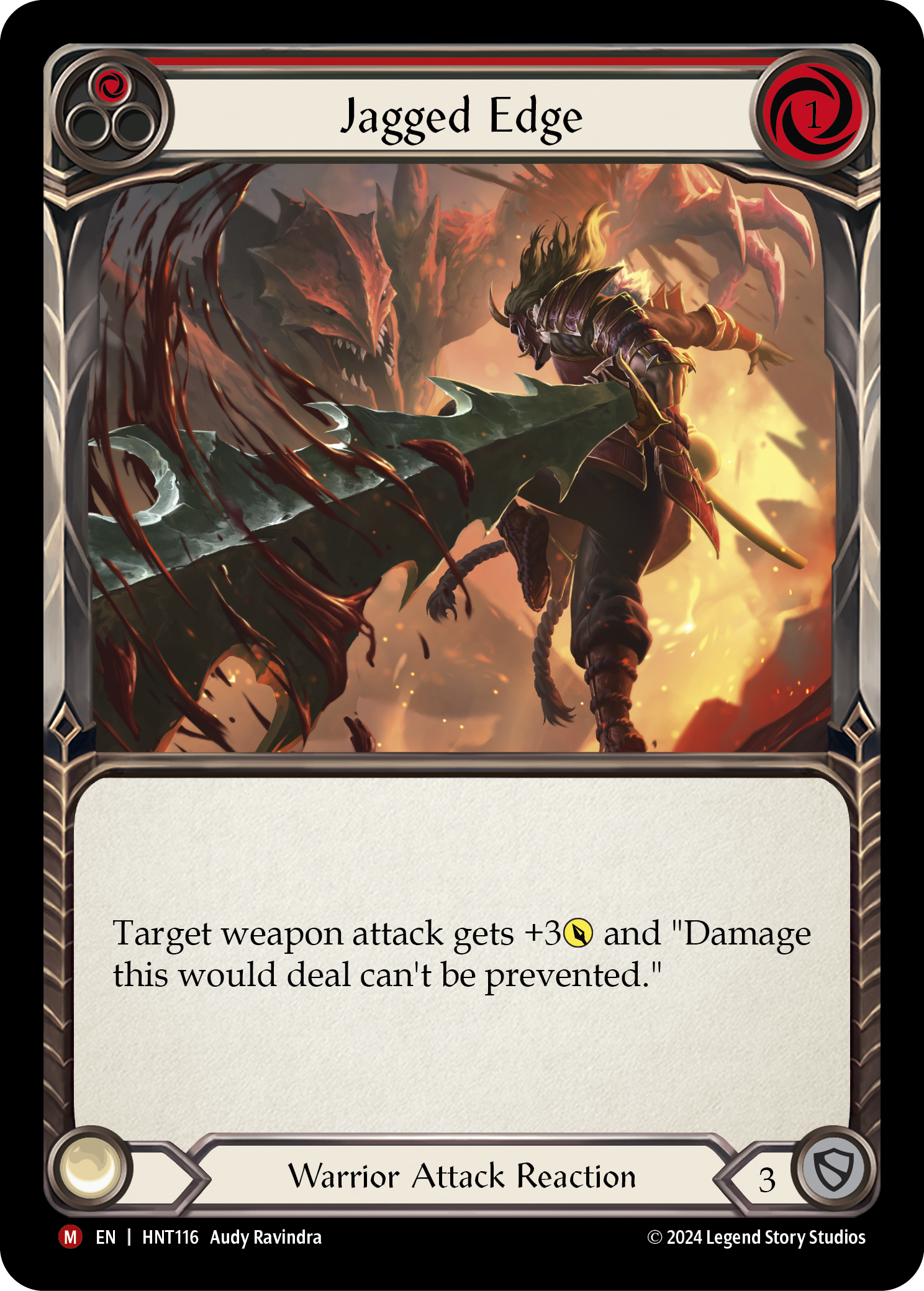 Jagged Edge (Red) - Flesh and Blood TCG - MoxLand