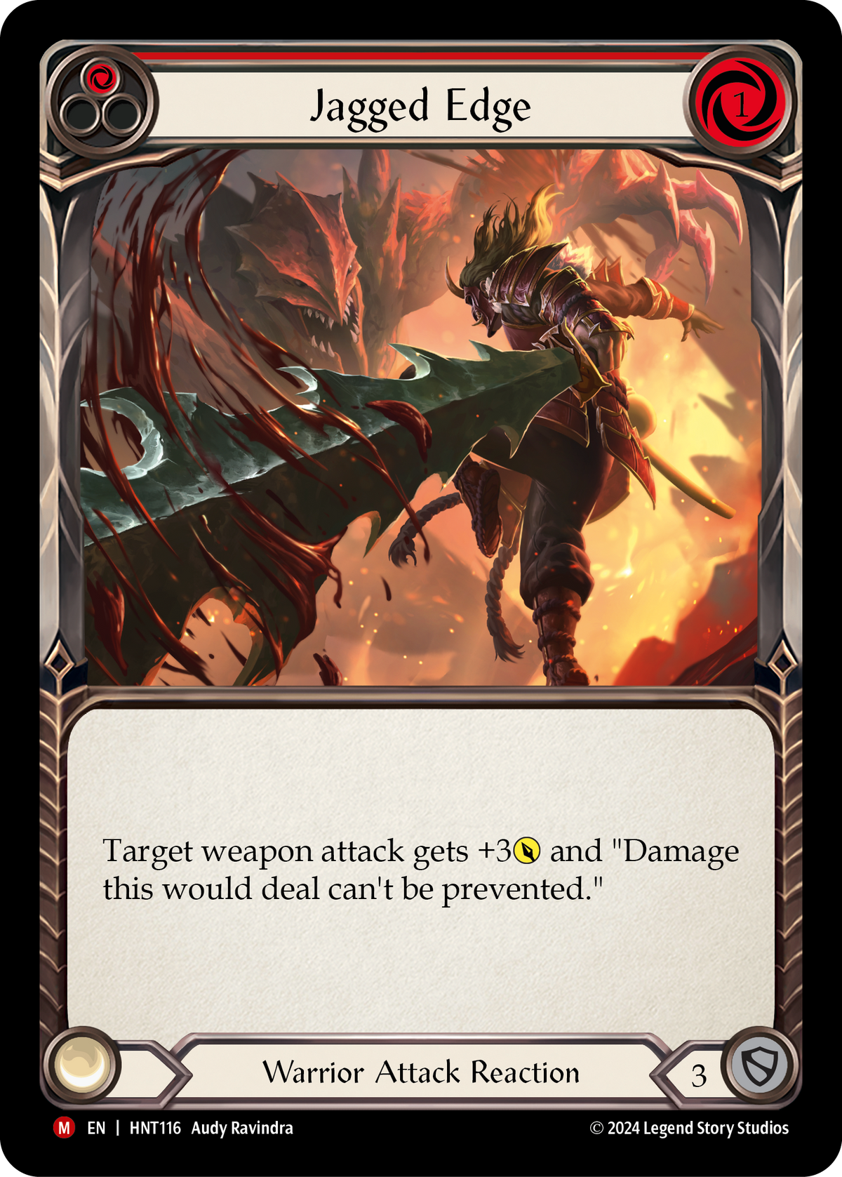 Jagged Edge (Red) - Flesh and Blood TCG - MoxLand