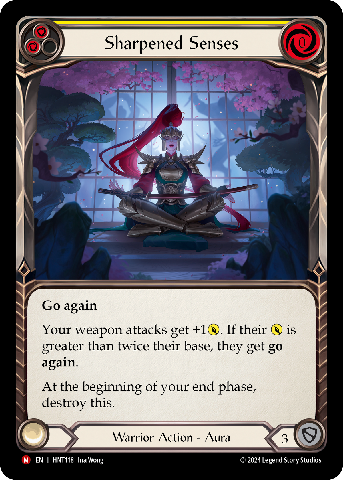 Sharpened Senses (Yellow) - Flesh and Blood TCG - MoxLand