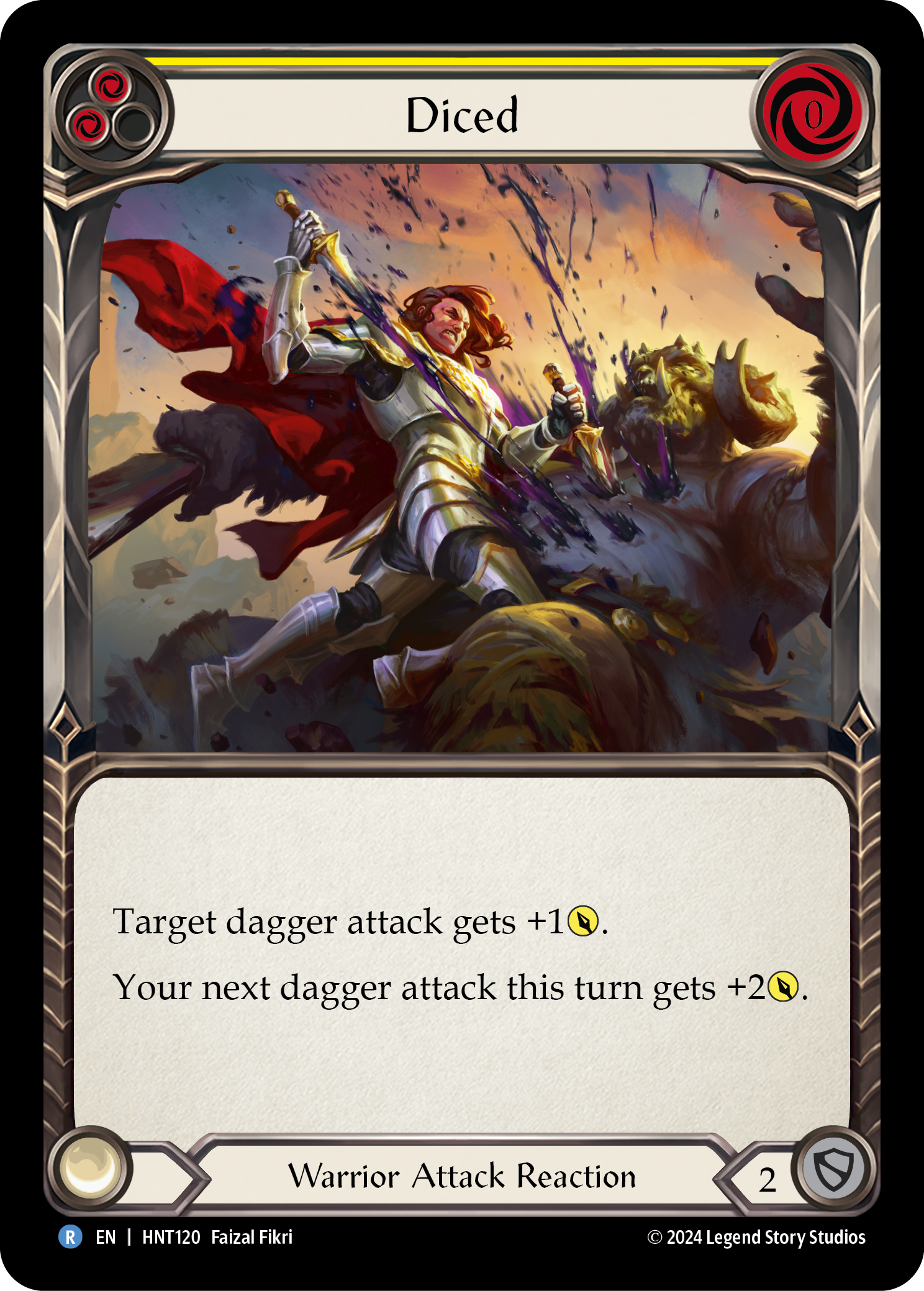 Diced (Yellow) - Flesh and Blood TCG - MoxLand