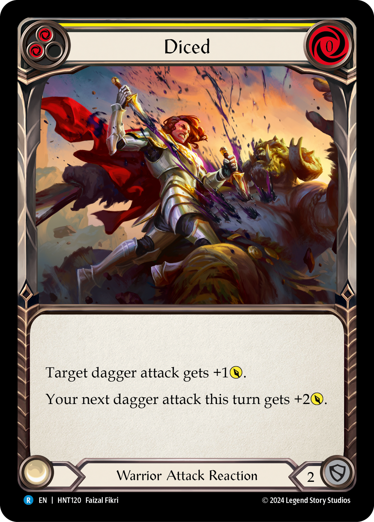 Diced (Yellow) - Flesh and Blood TCG - MoxLand