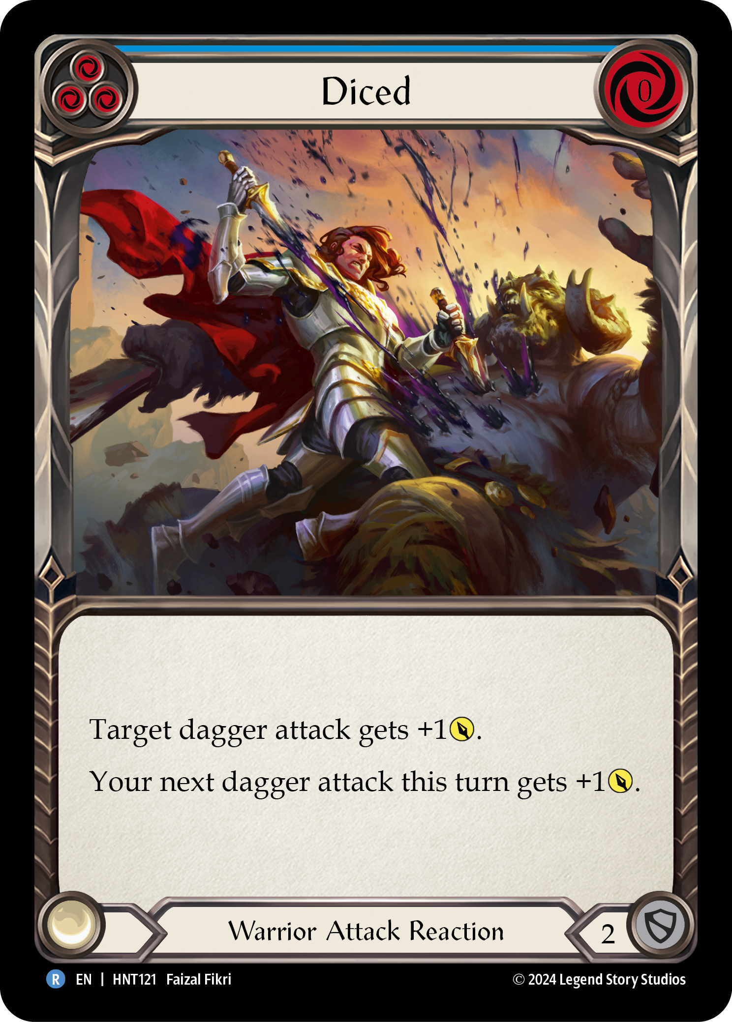 Diced (Blue) - Flesh and Blood TCG - MoxLand