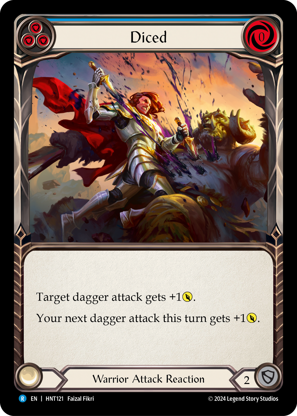 Diced (Blue) - Flesh and Blood TCG - MoxLand