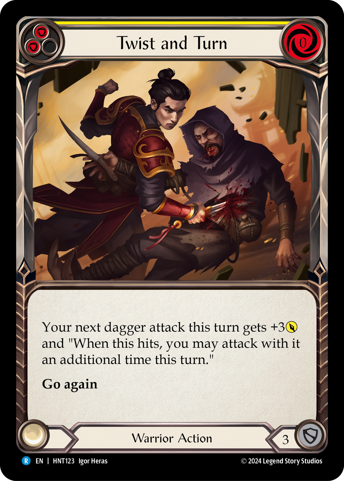 Twist and Turn (Yellow) - Flesh and Blood TCG - MoxLand