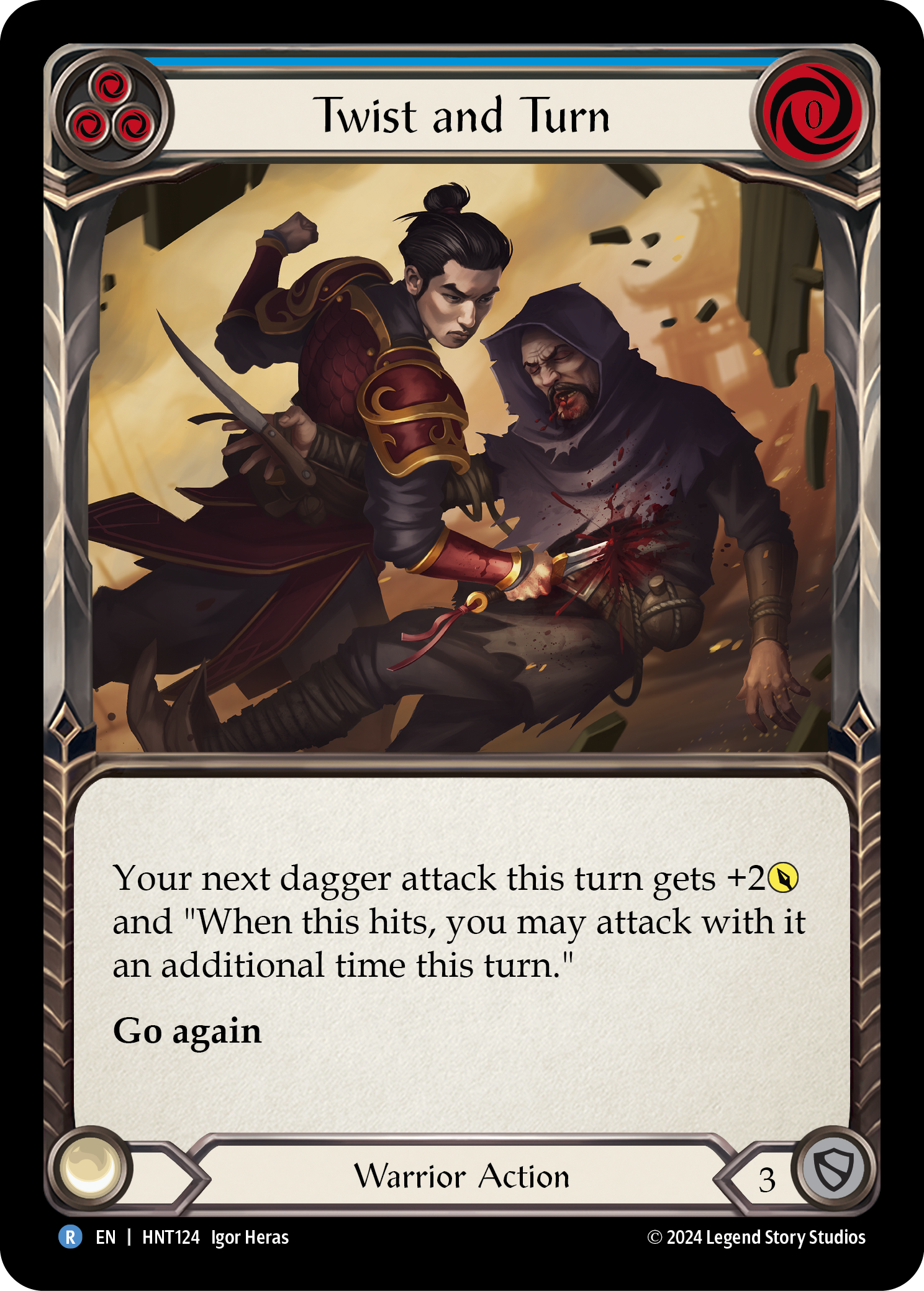 Twist and Turn (Blue) - Flesh and Blood TCG - MoxLand