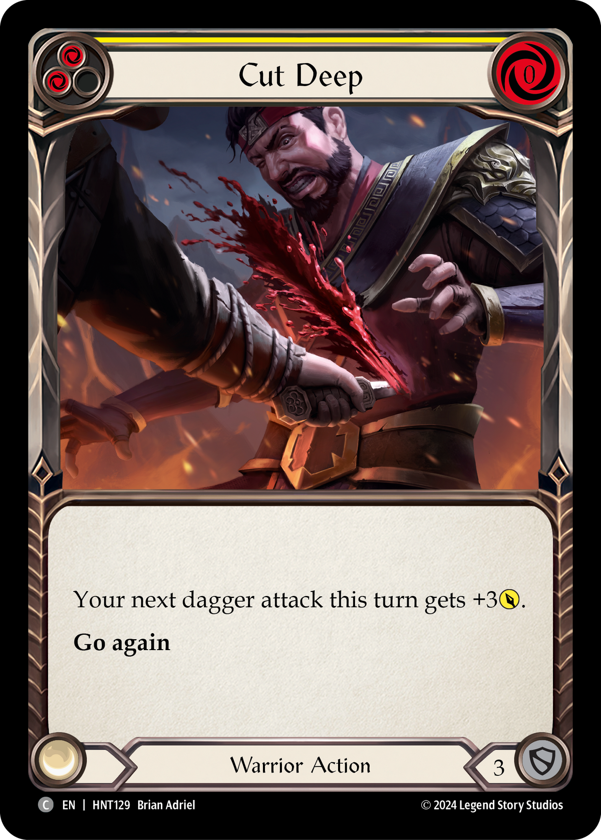 Cut Deep (Yellow) - Flesh and Blood TCG - MoxLand