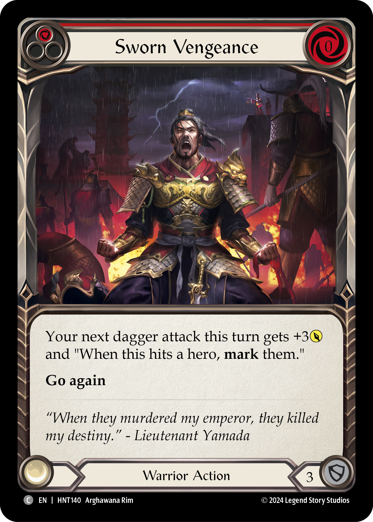 Sworn Vengeance (Red) - Flesh and Blood TCG - MoxLand