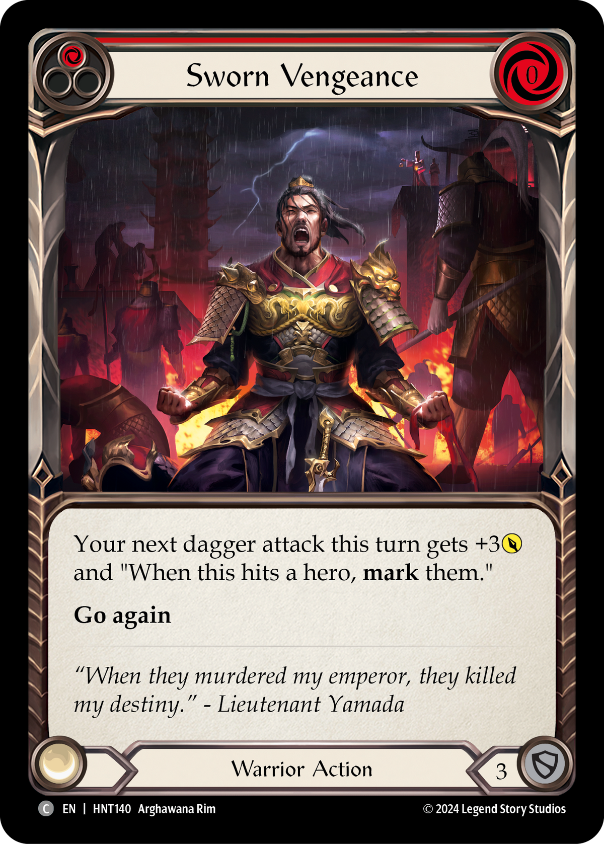 Sworn Vengeance (Red) - Flesh and Blood TCG - MoxLand